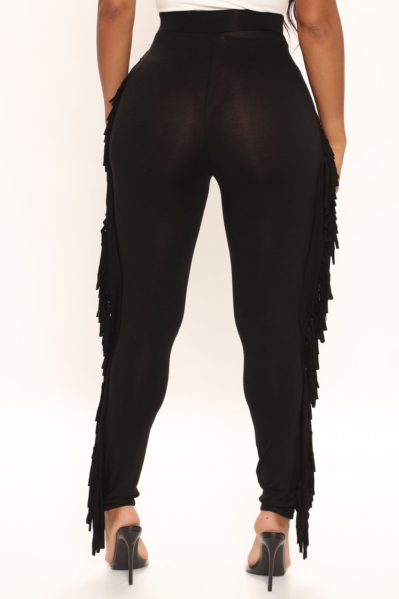Shake It Like a Fringe Shaker Legging - Black - Image 3