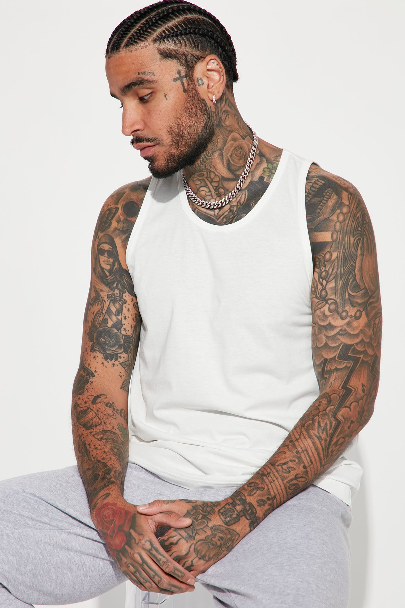 Essential Tank Top - White - Image 8
