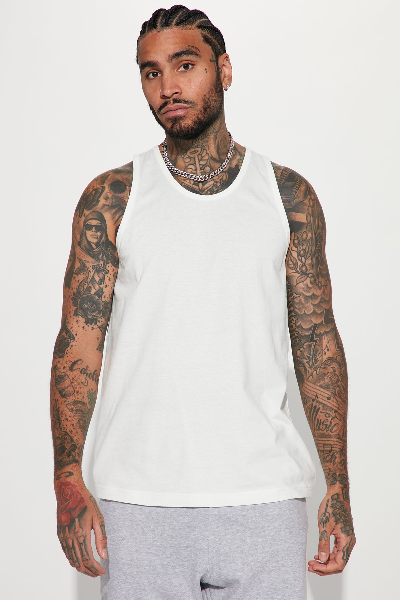 Essential Tank Top - White - Image 6