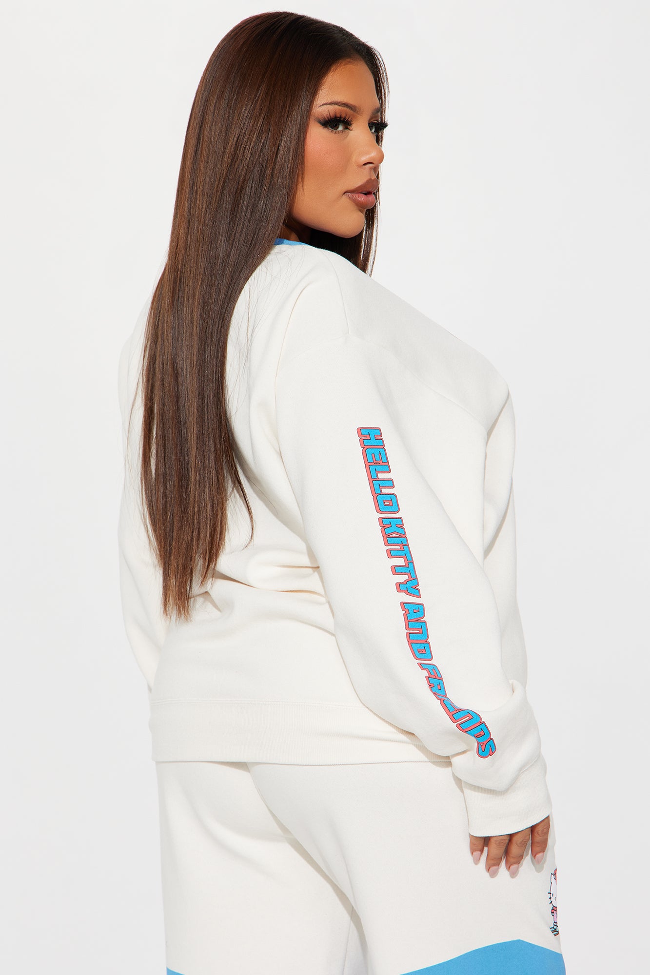 Hello Kitty And Friends Ski Club Sweatshirt - Cream - Image 7