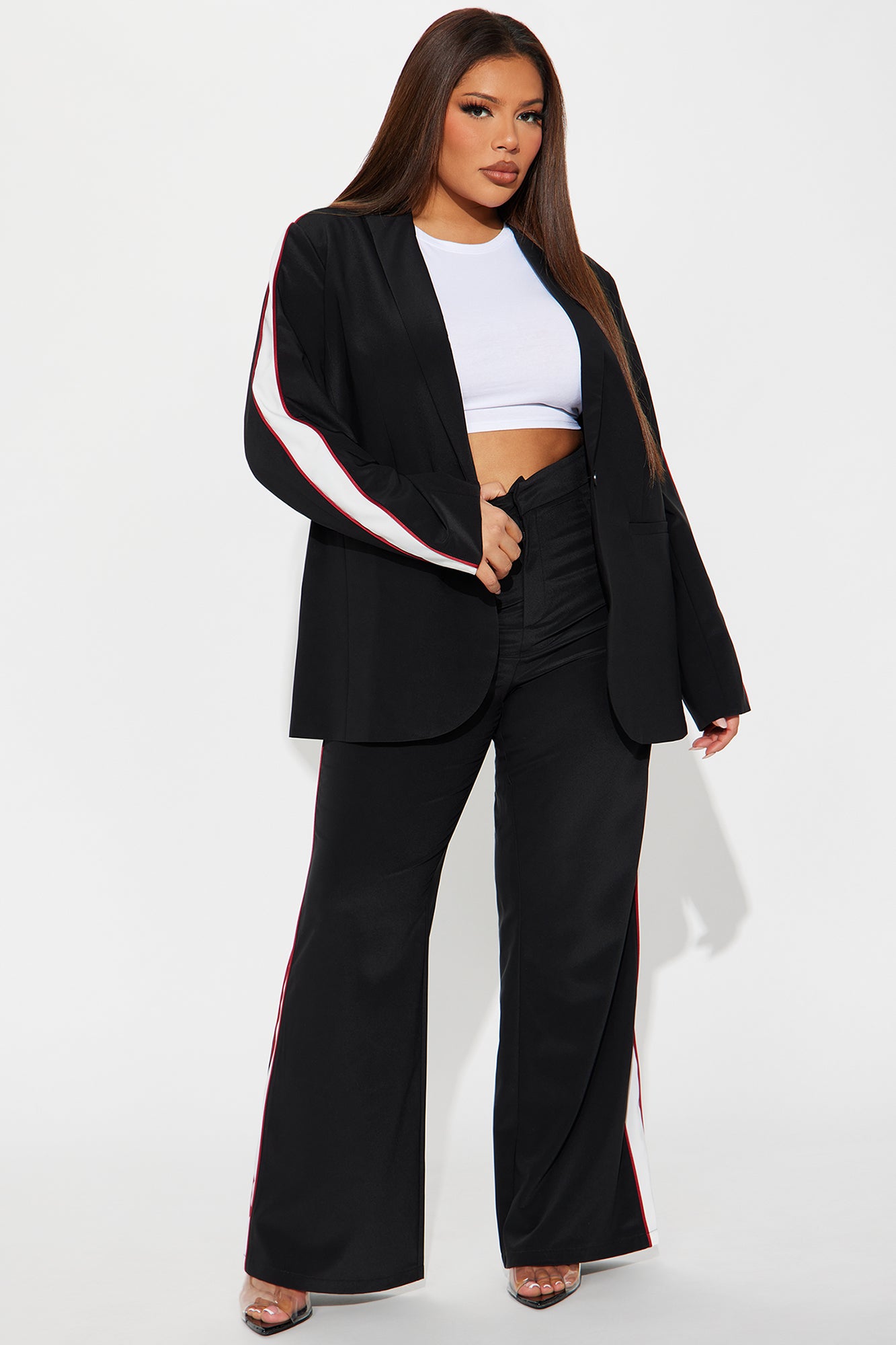 Always Focused Blazer Pant Set - Black - Image 4