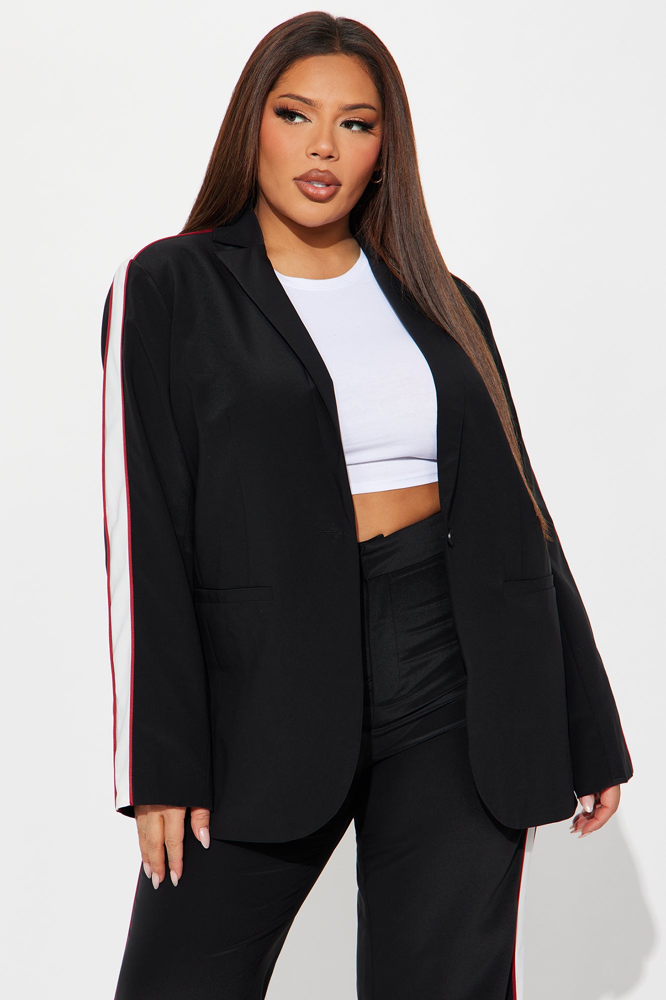 Always Focused Blazer Pant Set - Black - Image 6