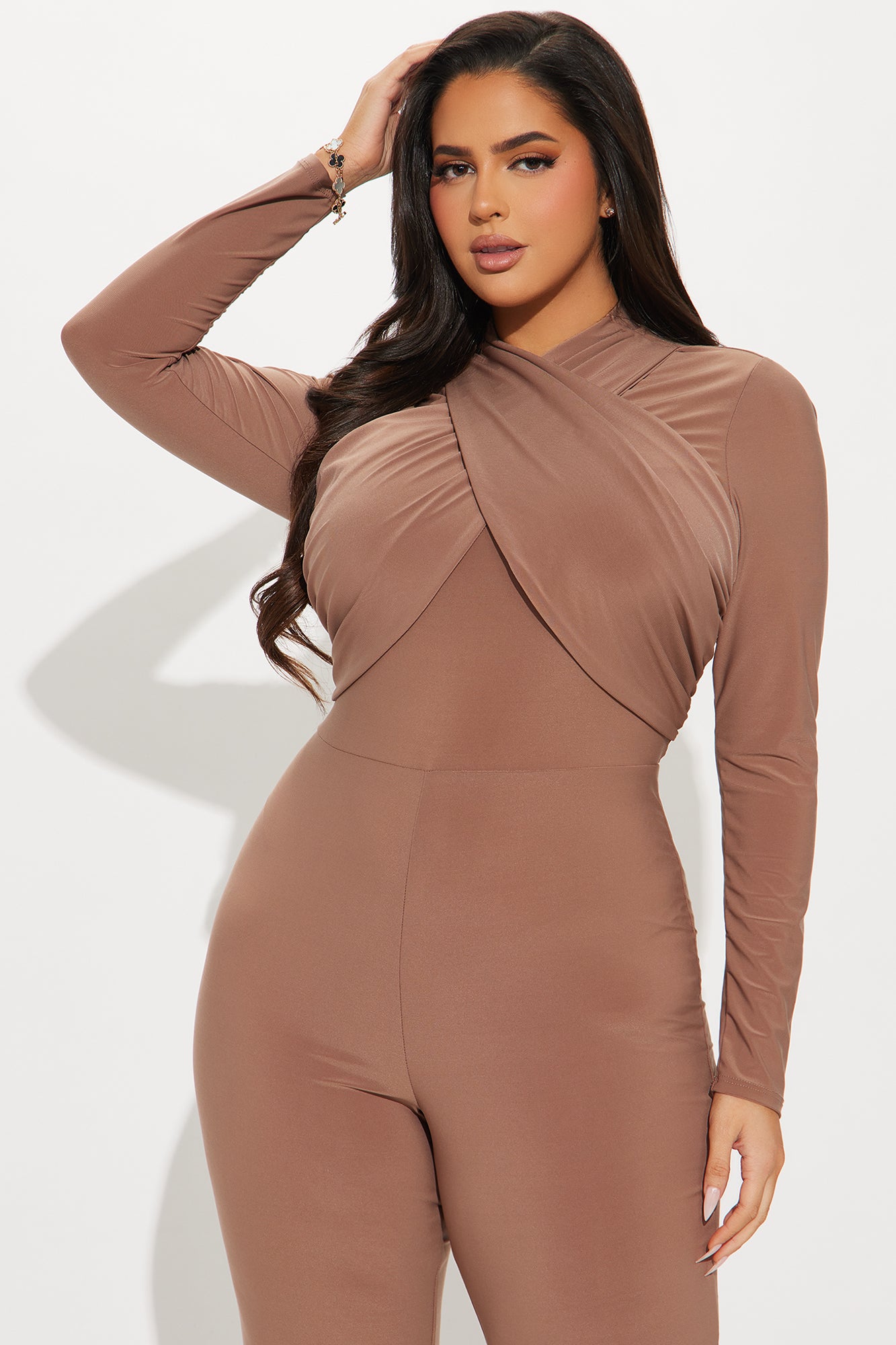 Made With Care Jumpsuit - Mocha - Image 5
