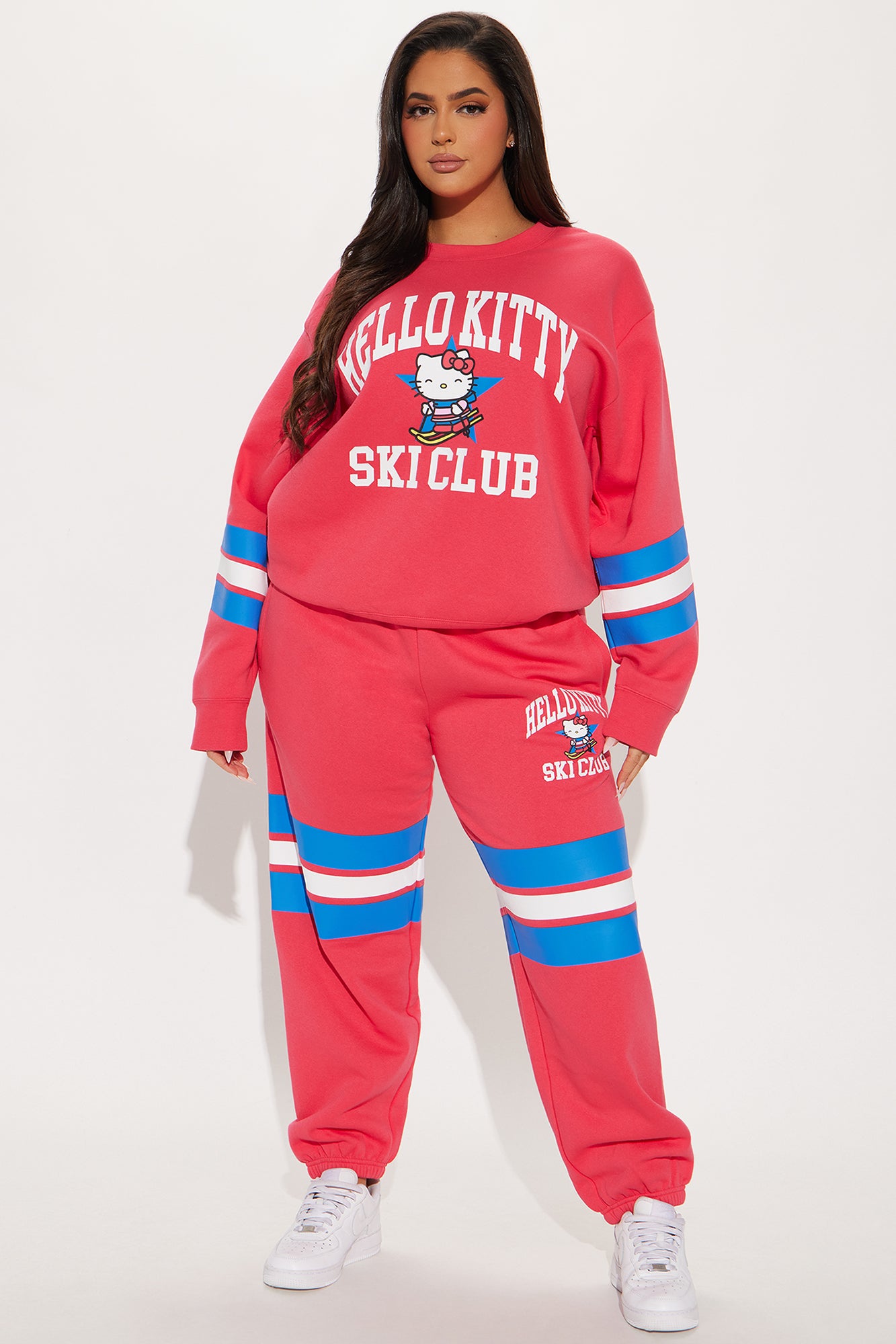 Hello Kitty Pull Over Sweatshirt - Red/combo - Image 6
