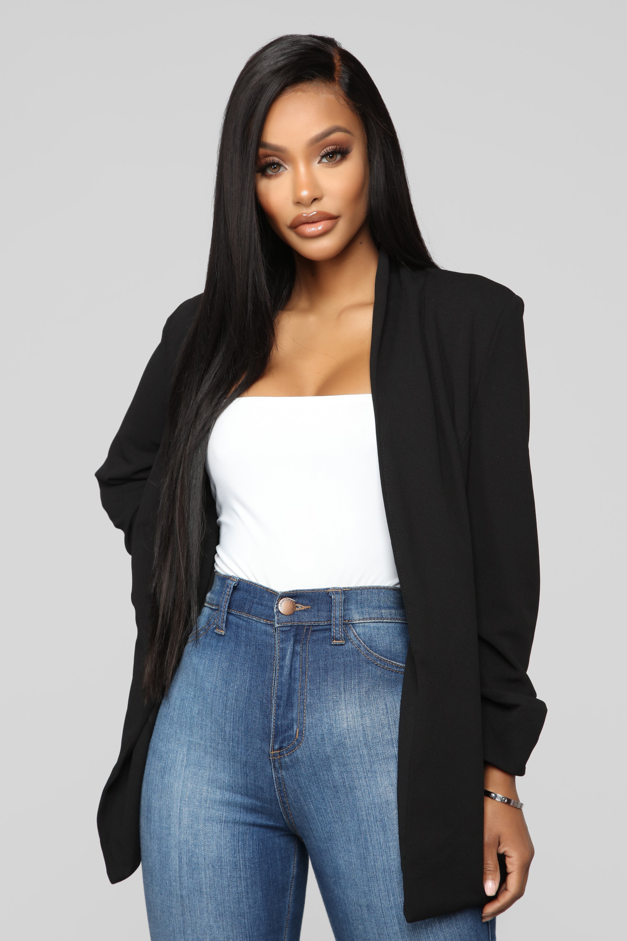 The Celine Blazer - Black - Image 5