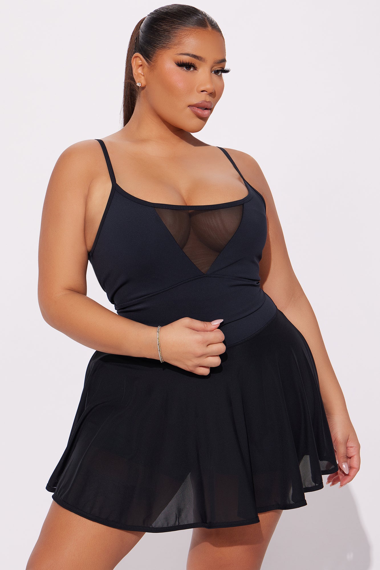 En Pointe Elevate Active Skirt Set - Black - Image 6