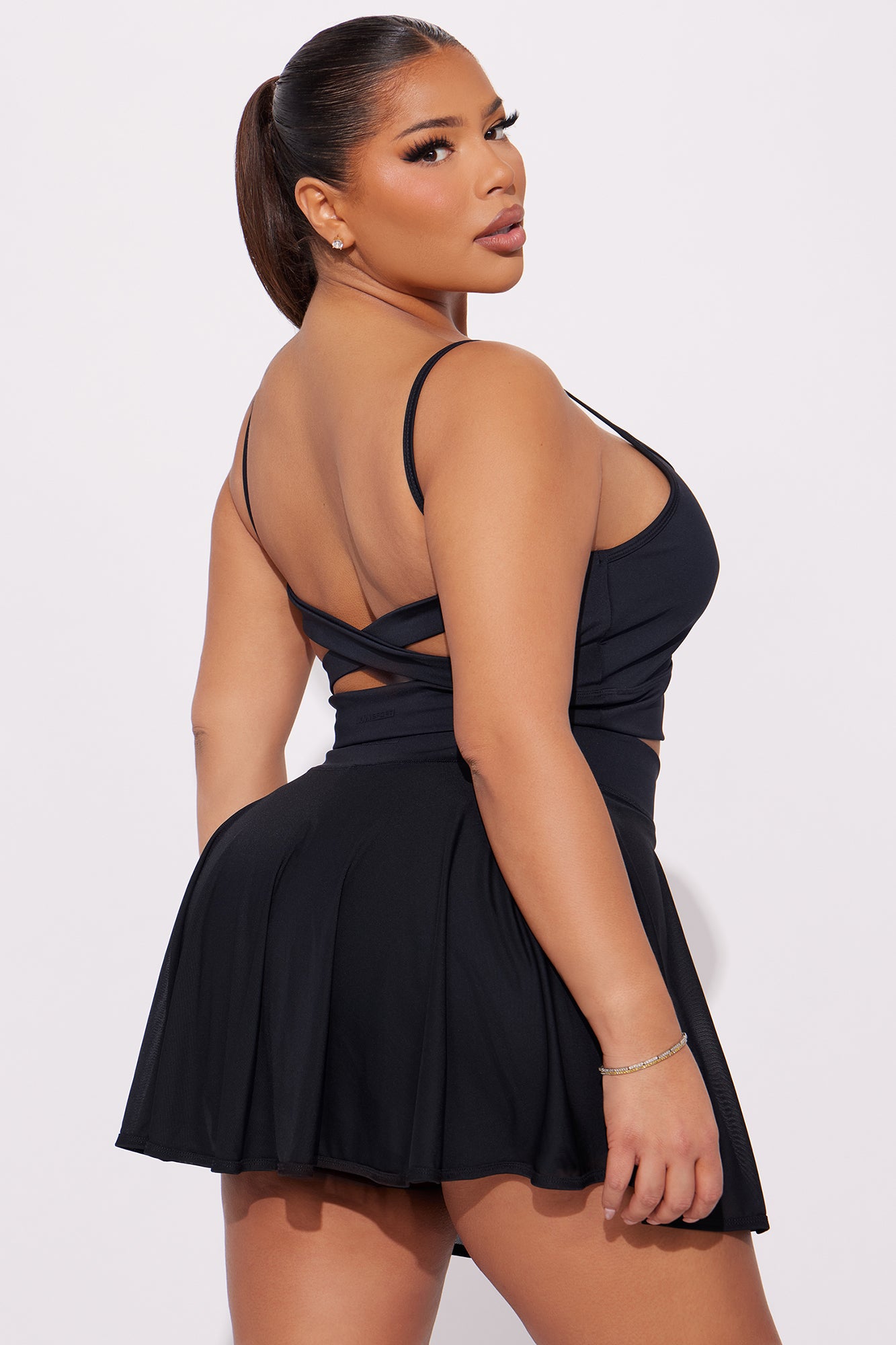 En Pointe Elevate Active Skirt Set - Black - Image 8