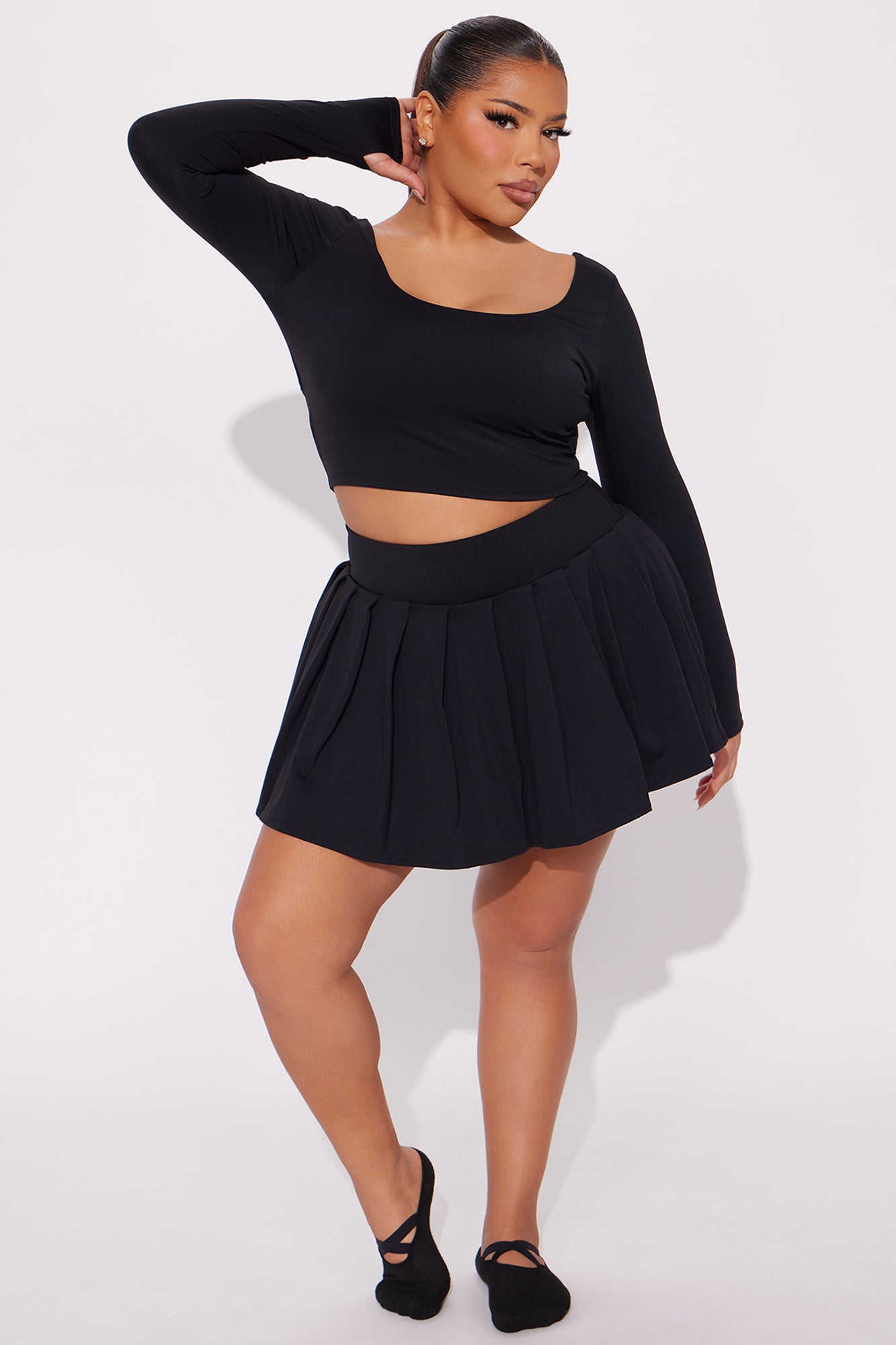 Got That Glow Active Skirt - Black - Image 5