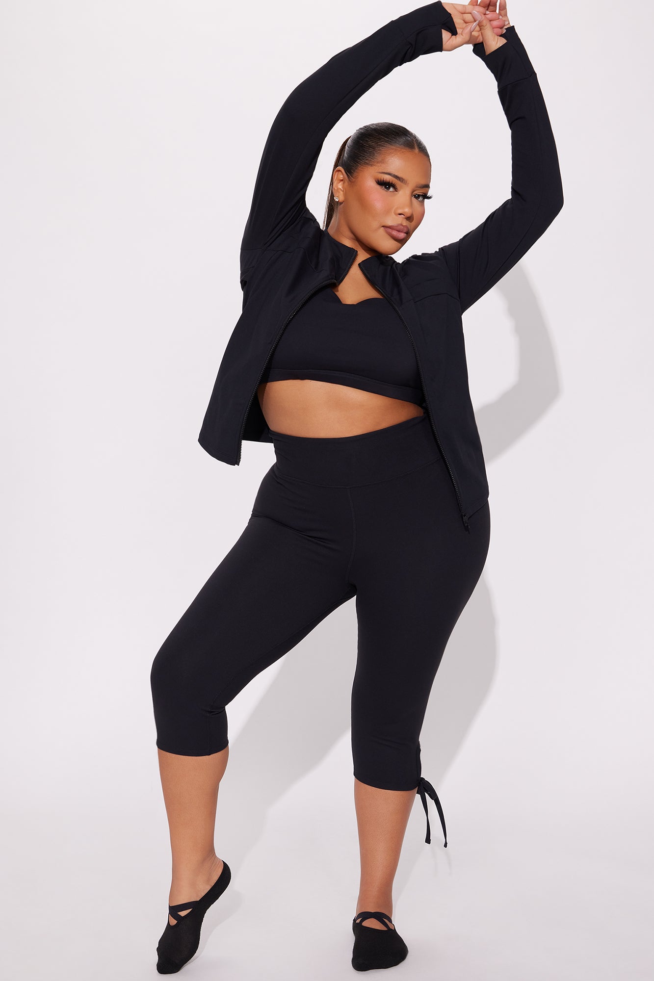 Pirouette Super Soft Active Capri - Black - Image 5
