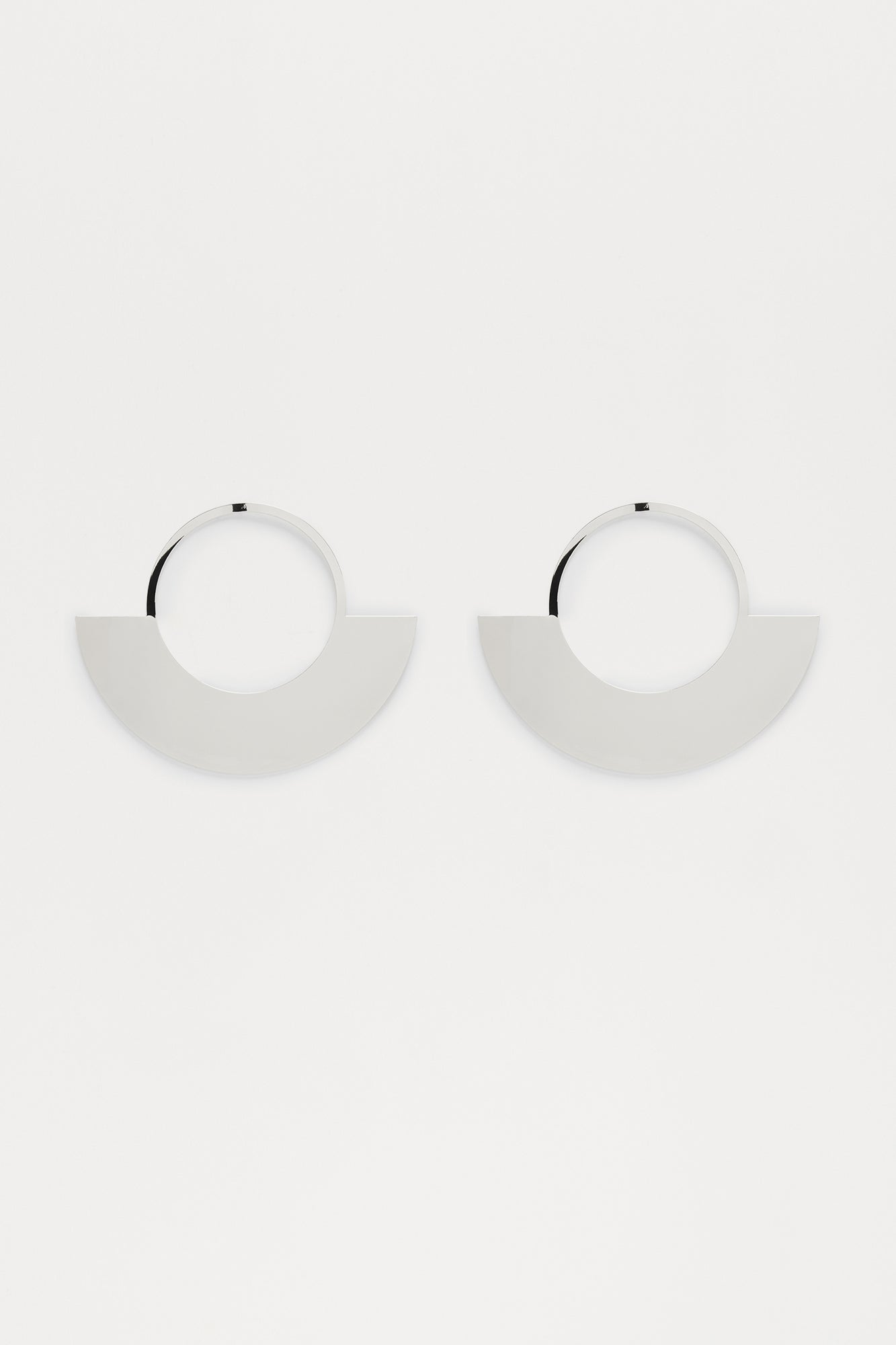 Enlightened Hoop Earrings - Silver - Image 3