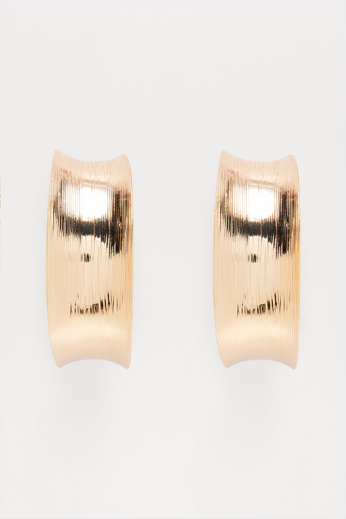 Serenity Hoop Earrings - Gold - Image 3