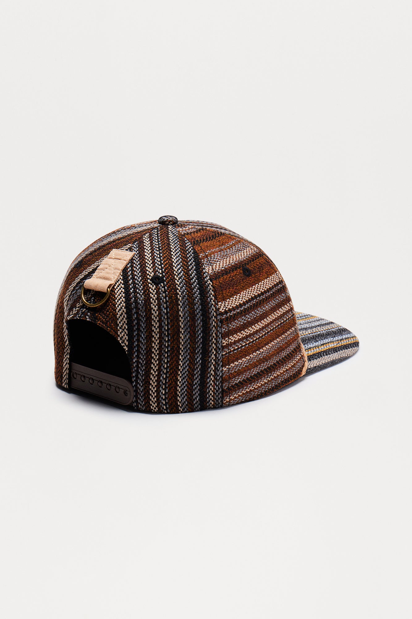 Woven 6 Panel Snapback - Multi Color - Image 3