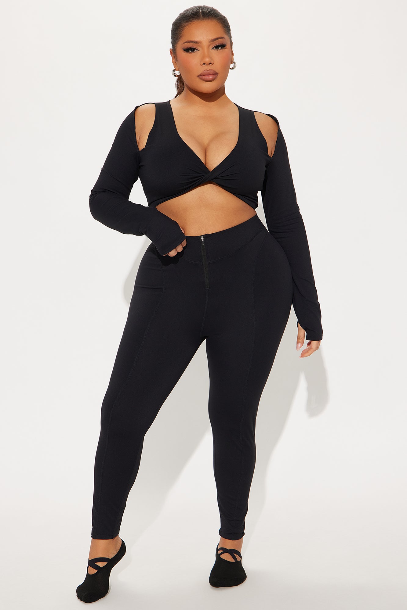 Balance On It Super Soft Active Top - Black - Image 6