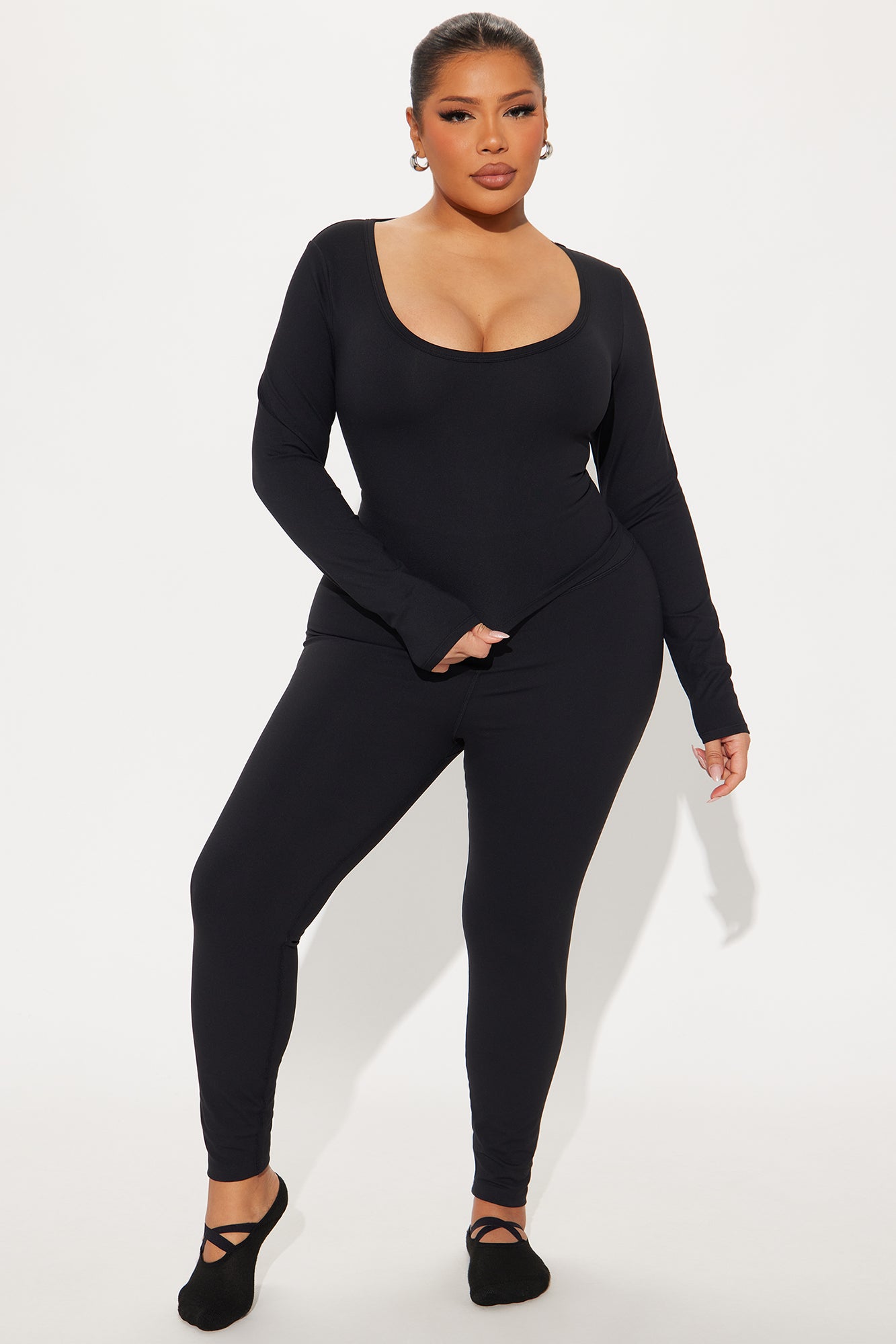 Sutra Style Super Soft Active Top - Black - Image 6