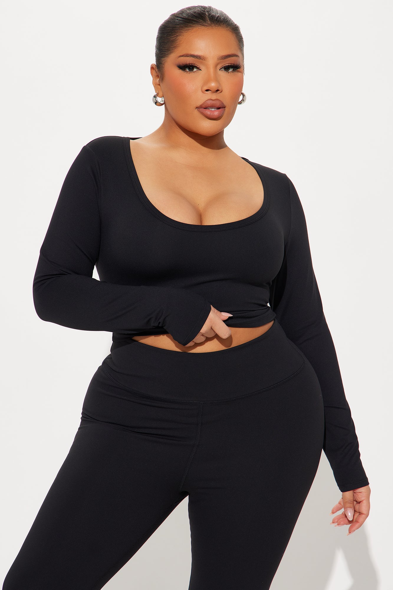 Sutra Style Super Soft Active Top - Black - Image 5