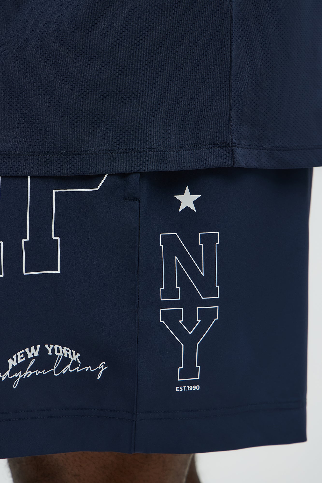 NY Champ Active Mid Short - Navy - Image 10