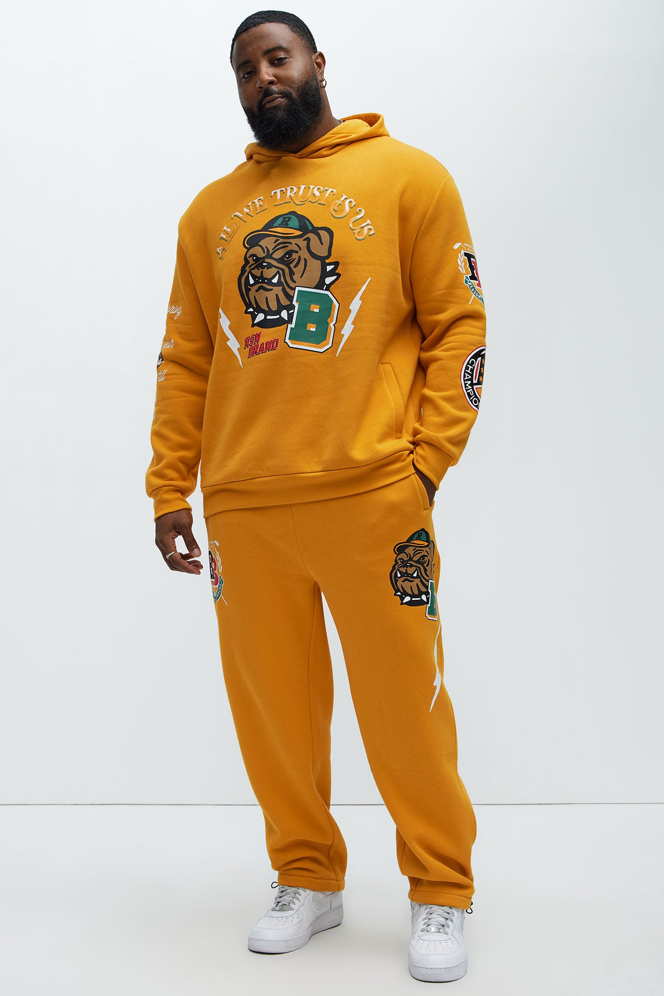 Bully University Hoodie - Yellow - Image 9
