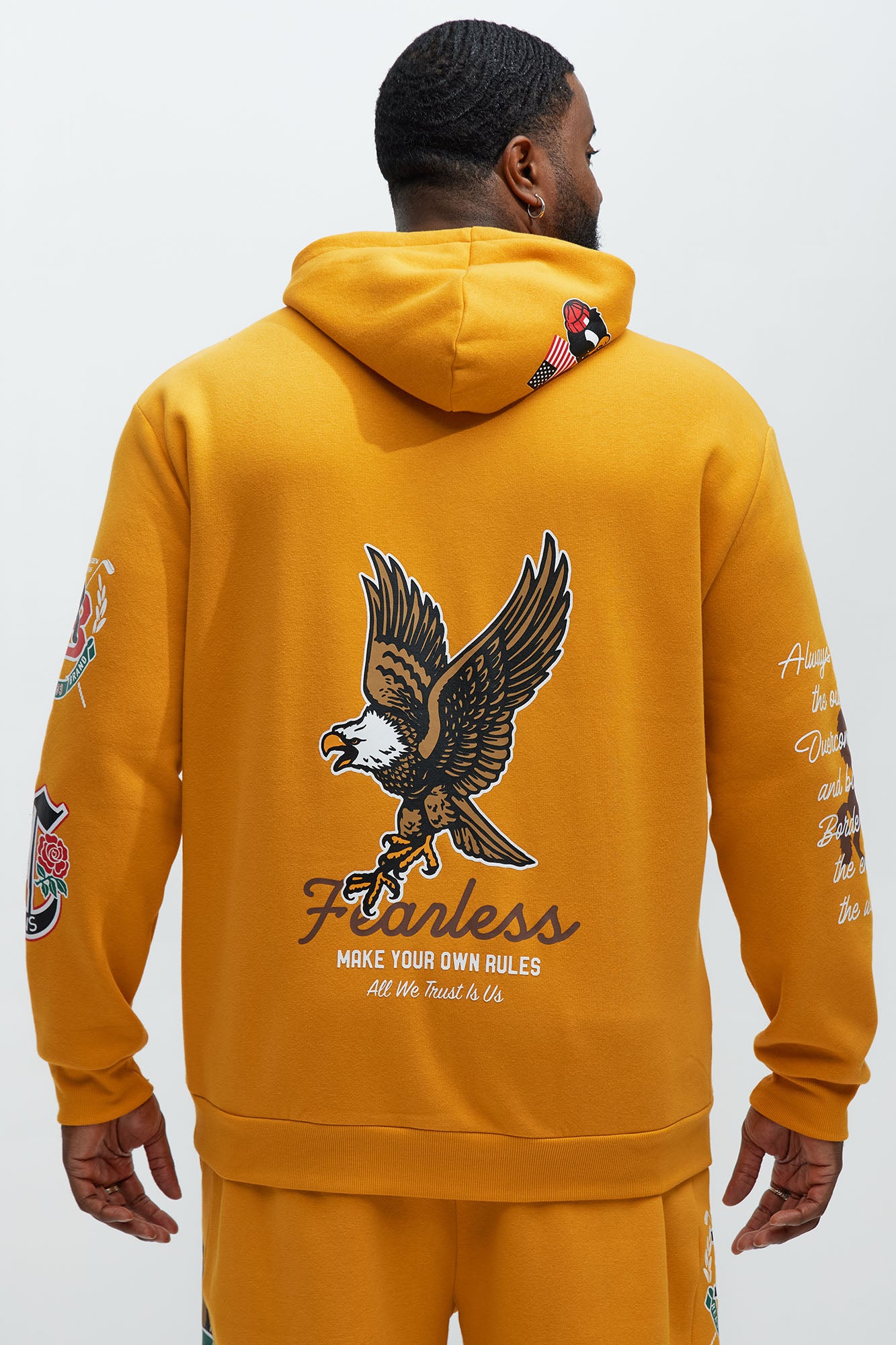 Bully University Hoodie - Yellow - Image 14