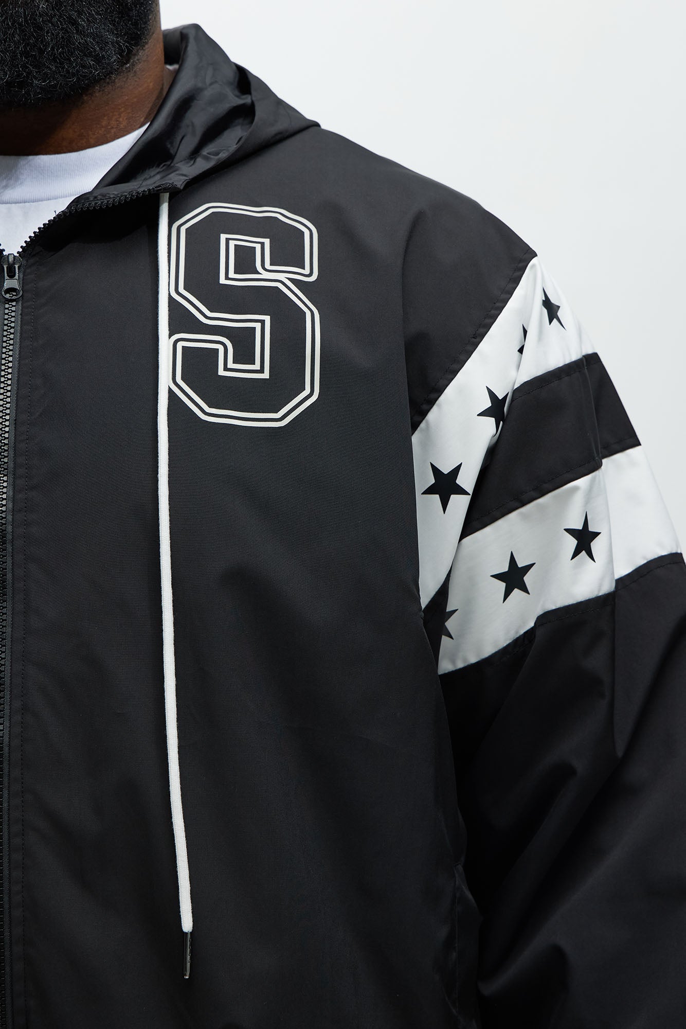 All Star Active Jacket - Black/White - Image 10