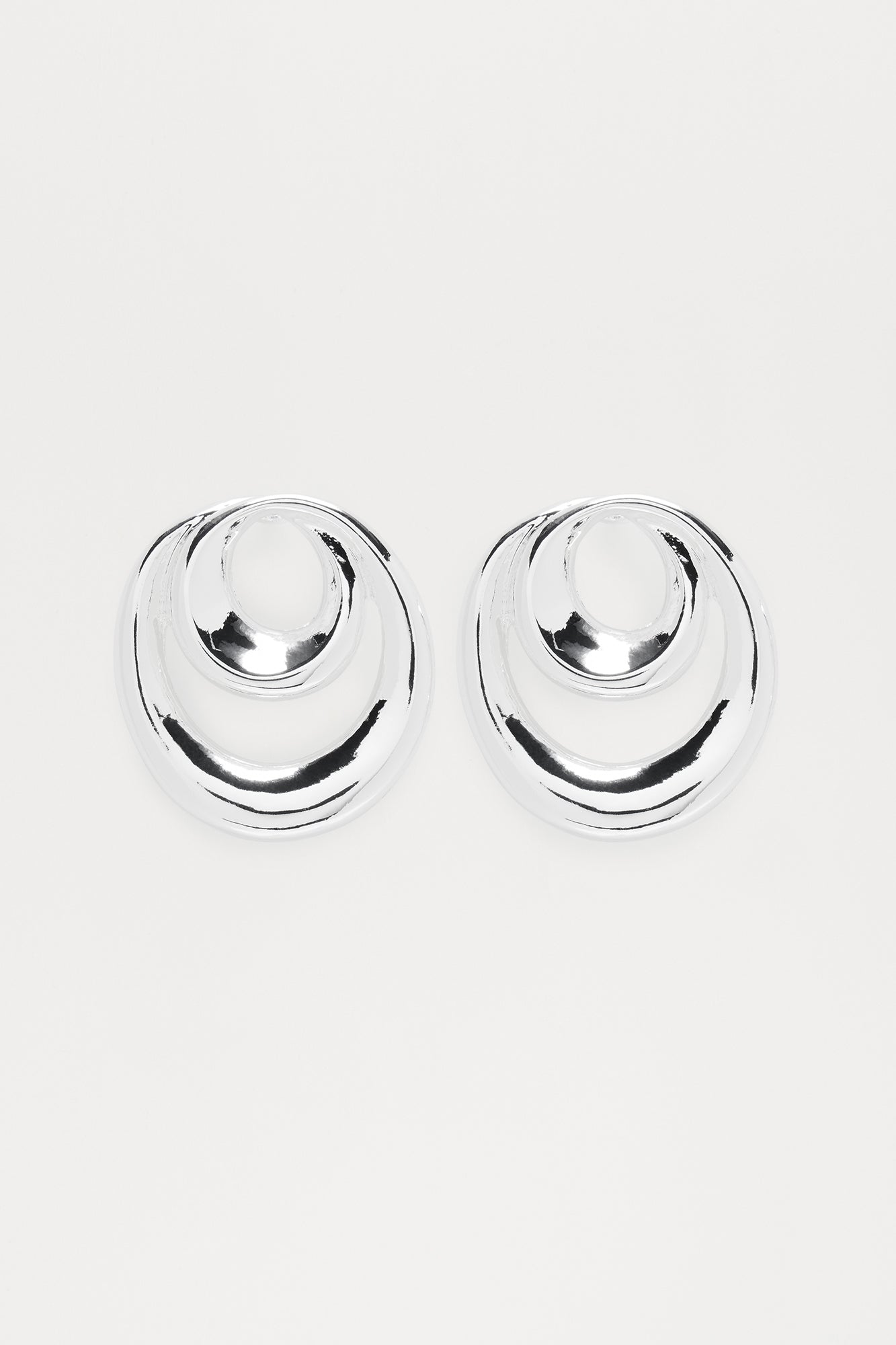 Wrapped Around My Finger Earrings - Silver - Image 3