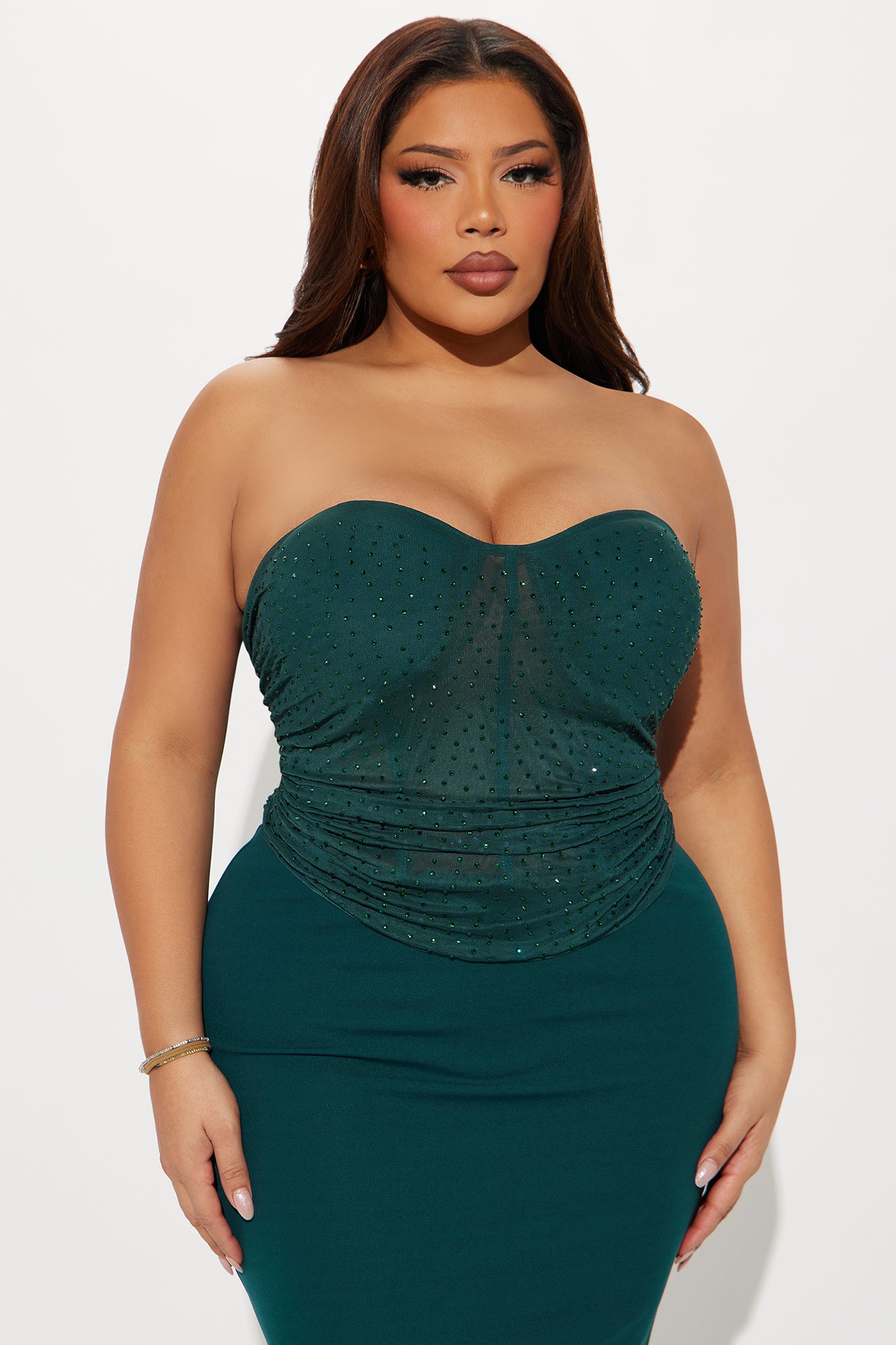 On The Dancefloor Maxi Dress - Hunter - Image 5