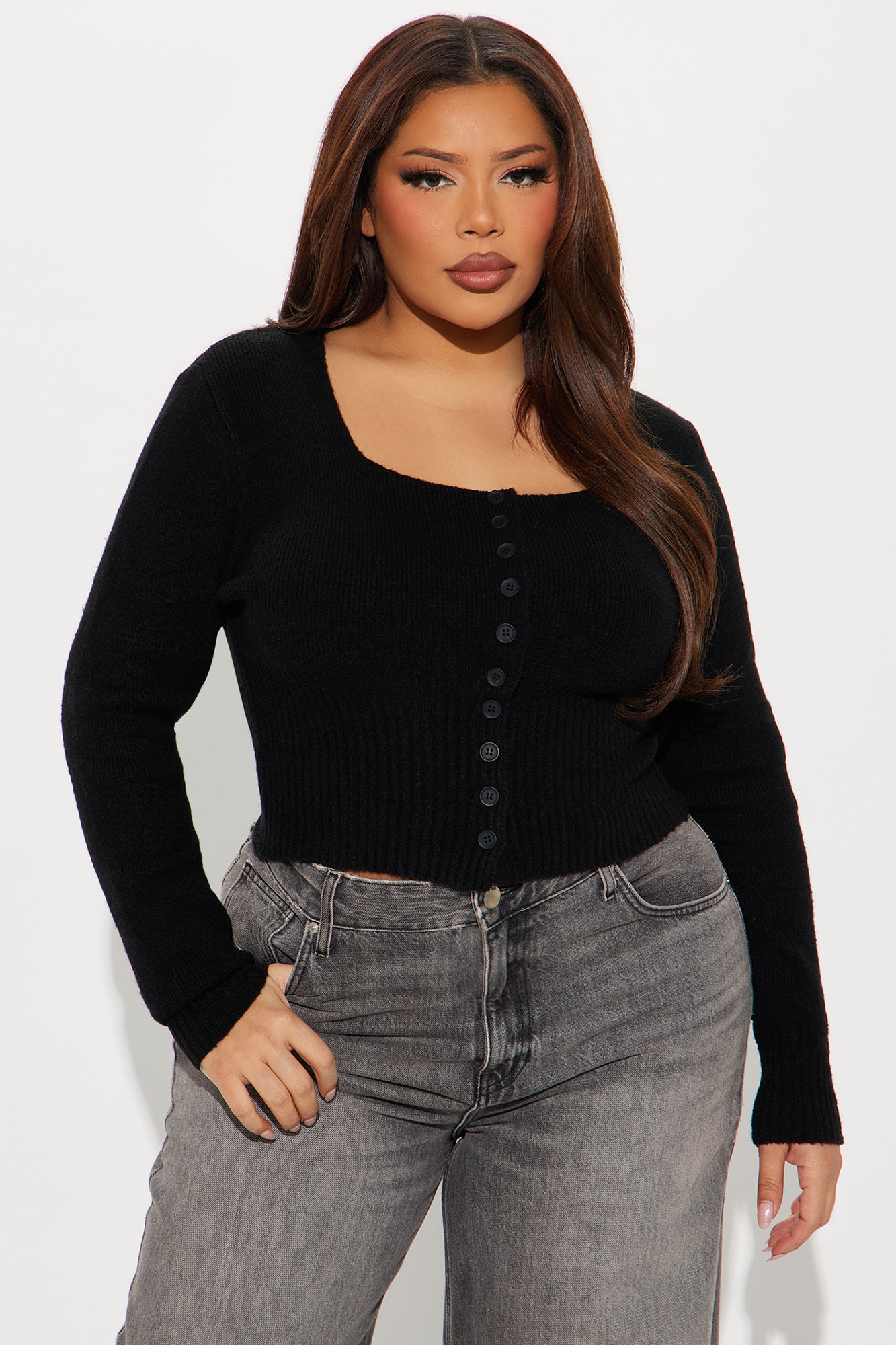 Won't Forget Me Cardigan - Black - Image 4