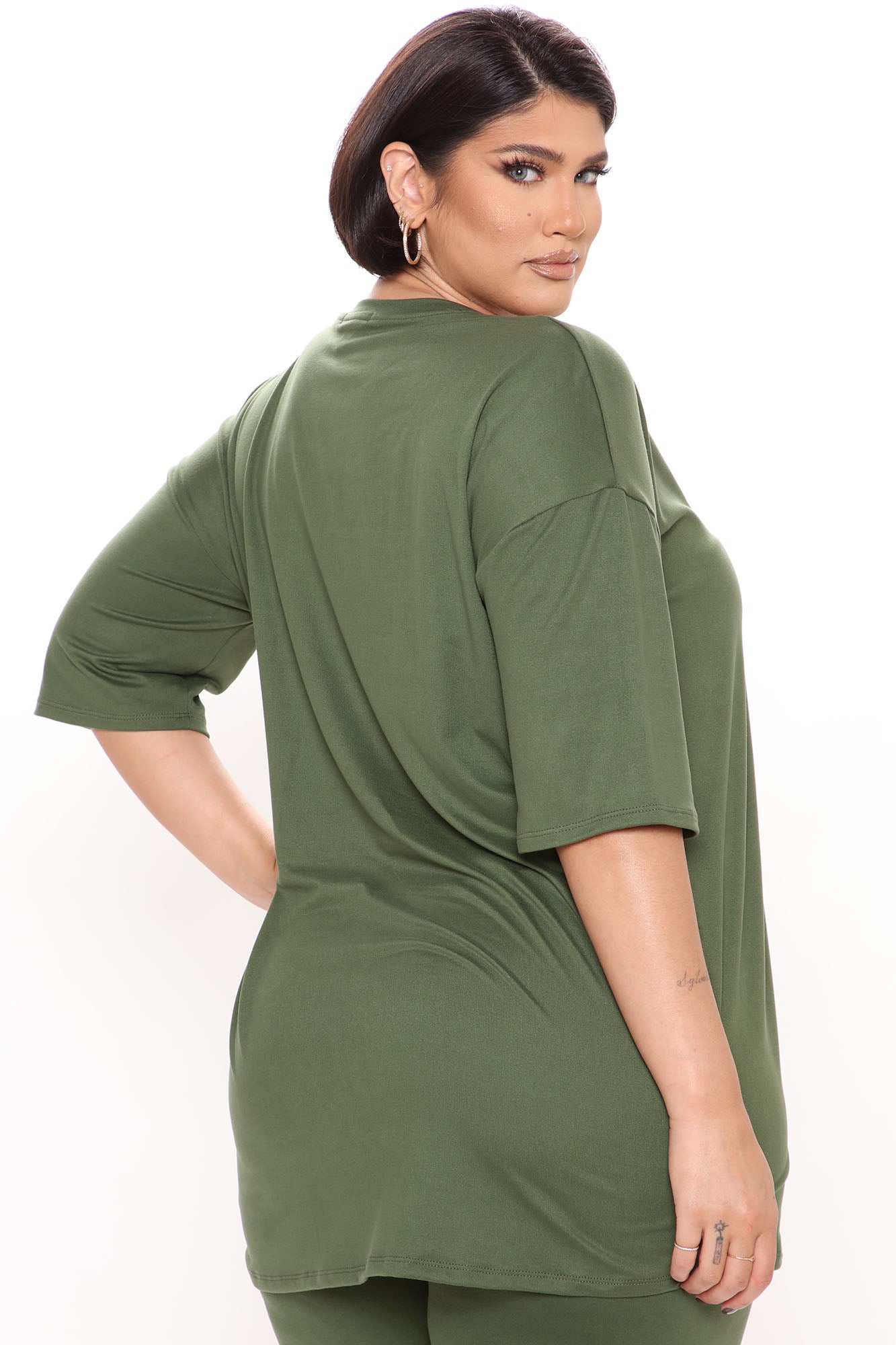 Weekend Vibes Short Set - Olive - Image 8