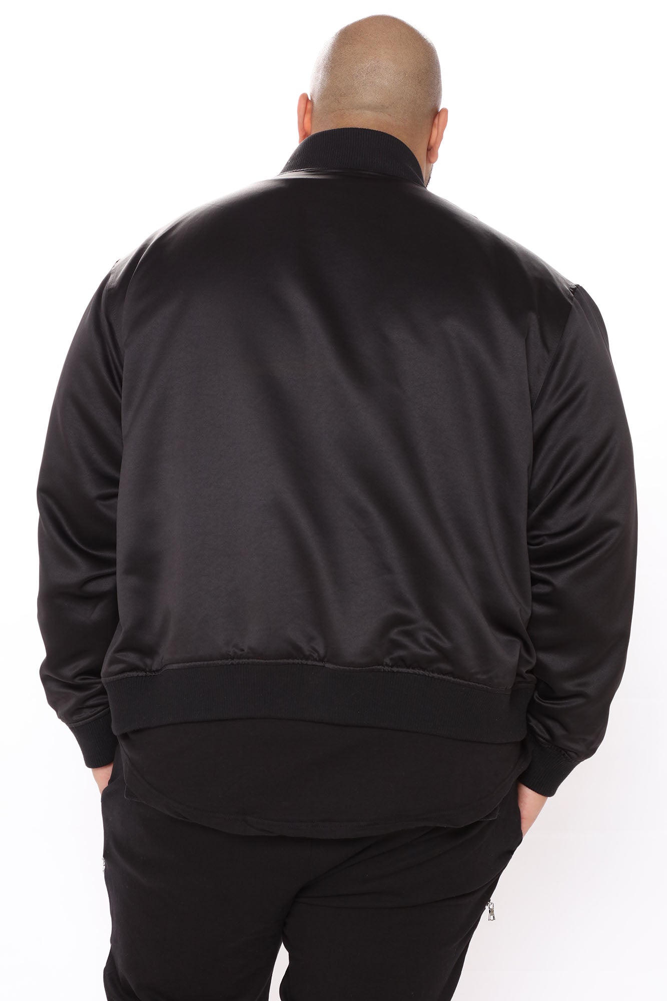 Ashton Essential Bomber Jacket - Black - Image 4
