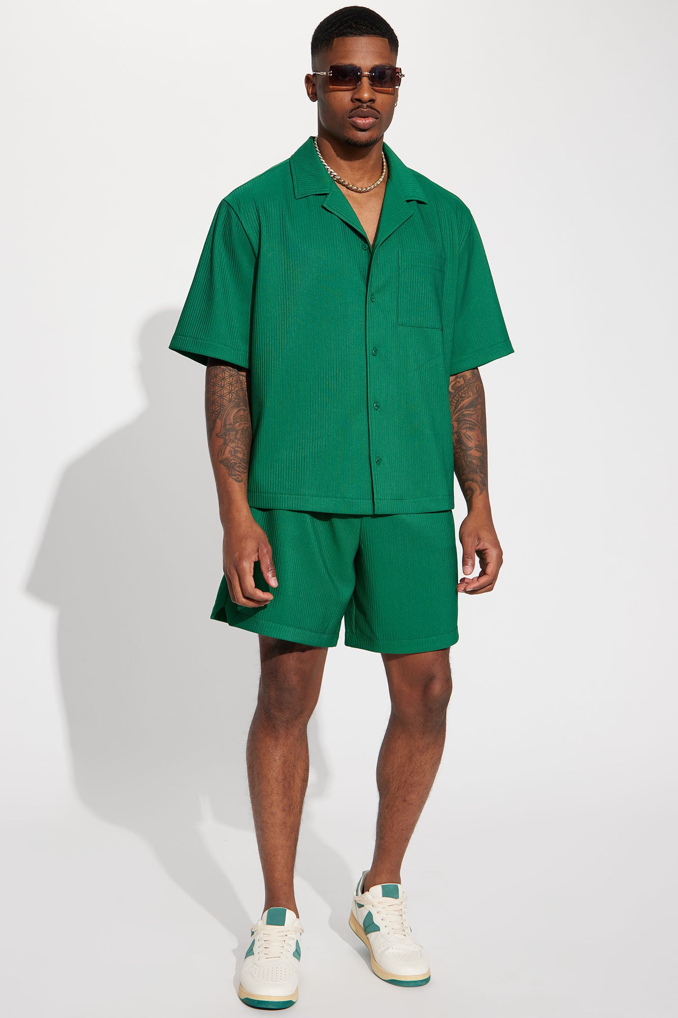 Show Up Basketball Short - Green - Image 3