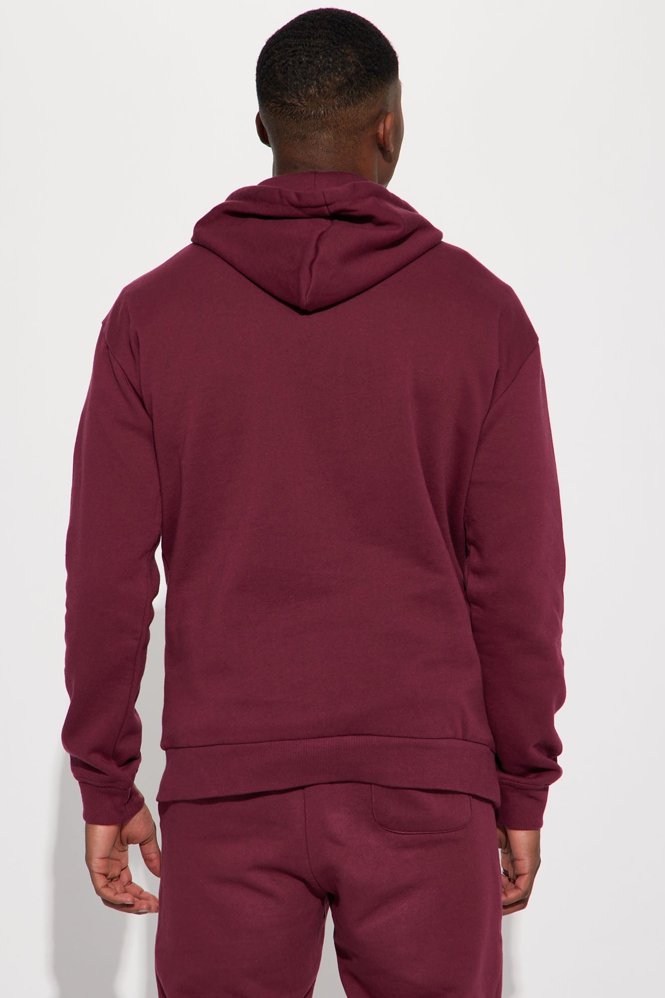 Tyson Hoodie - Burgundy - Image 4