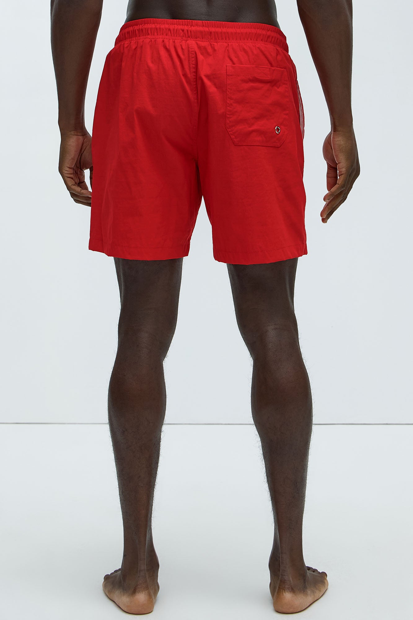 Montez Stretch Swim Trunk Classic - Brick Red - Image 4