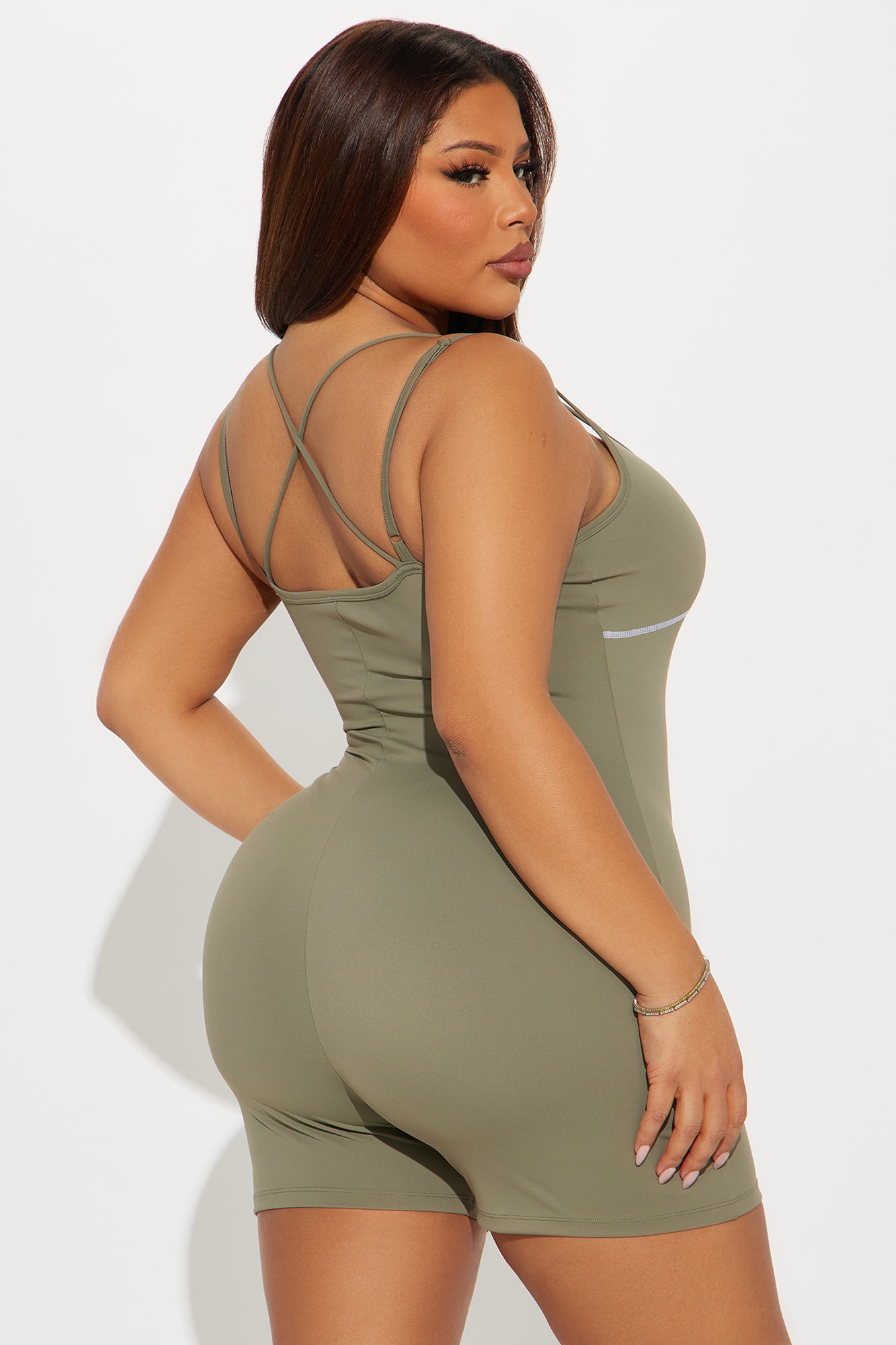 In Harmony Active Romper - Sage - Image 8