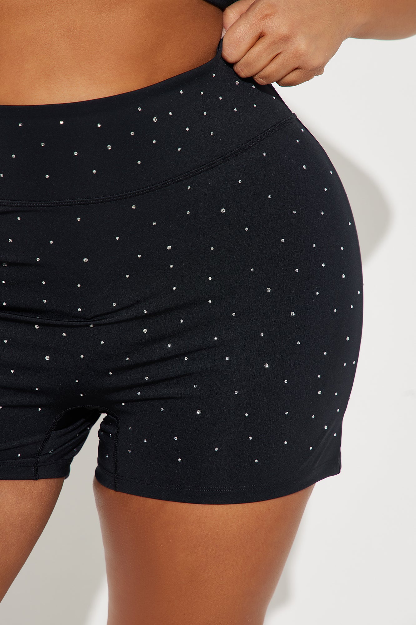 Tranquility Rhinestone Elevate Active Set - Black - Image 6