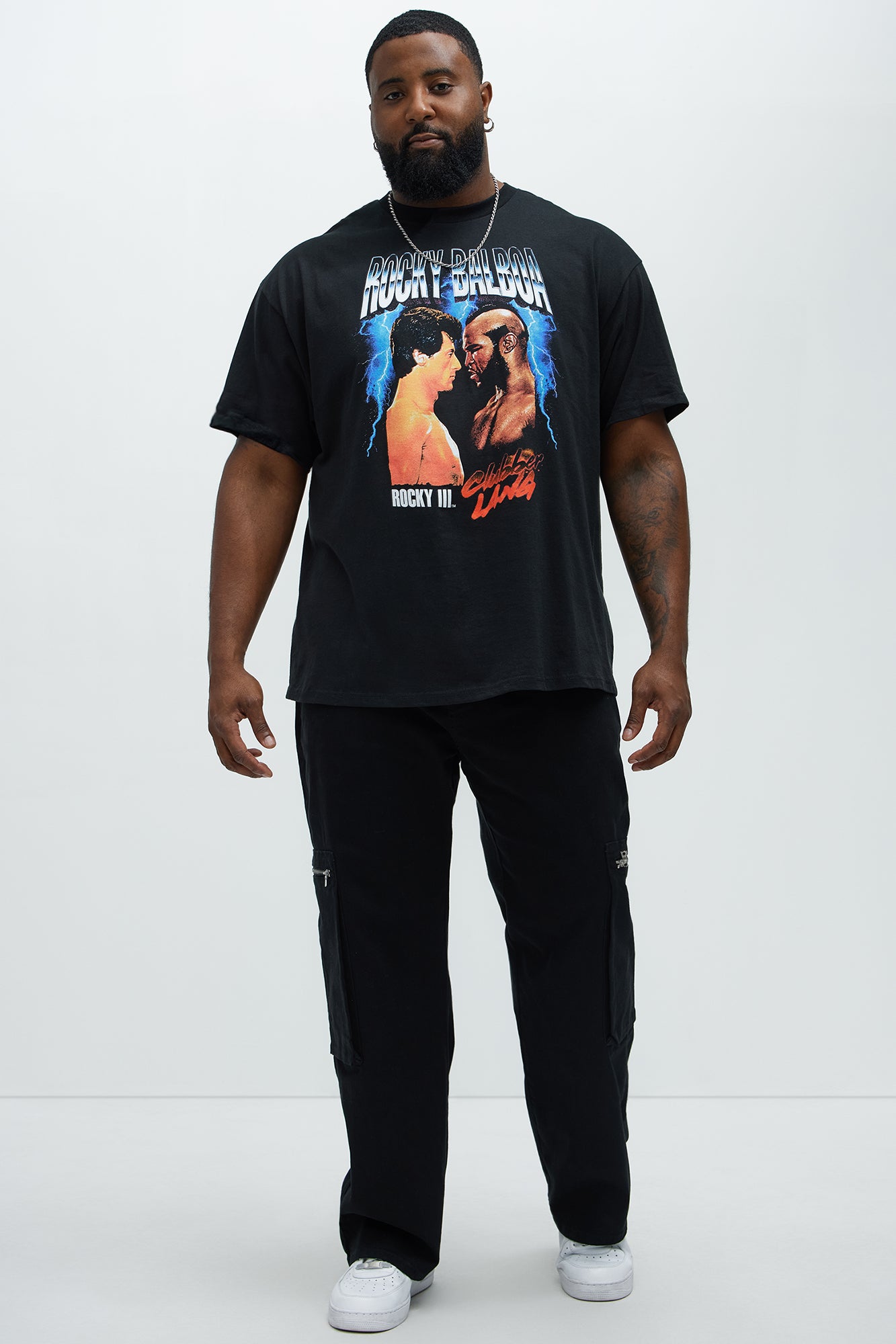 Rocky Vs Balboa Short Sleeve Tee - Black - Image 5