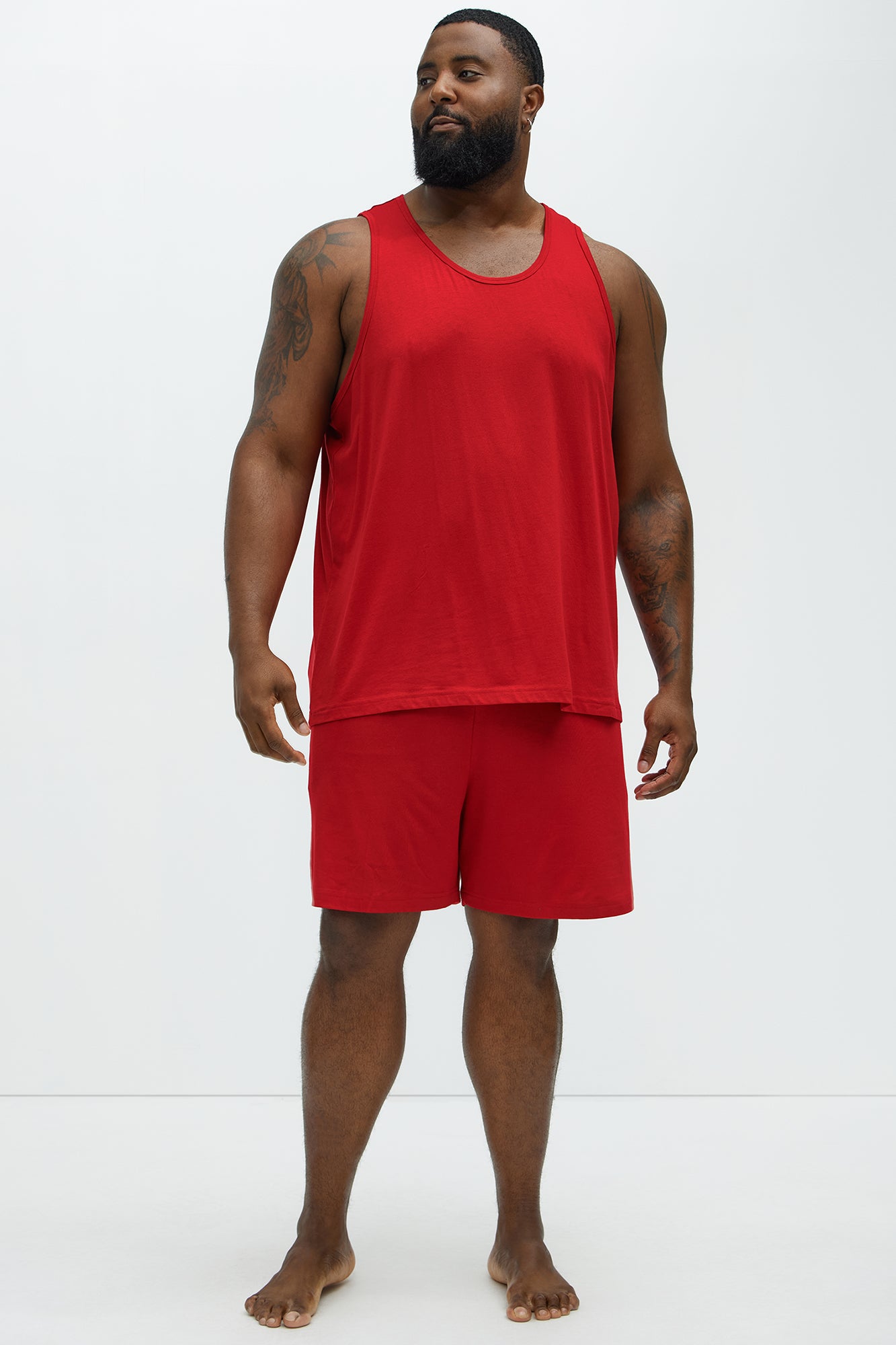 Essential Modal Lounge Tank - Red - Image 5