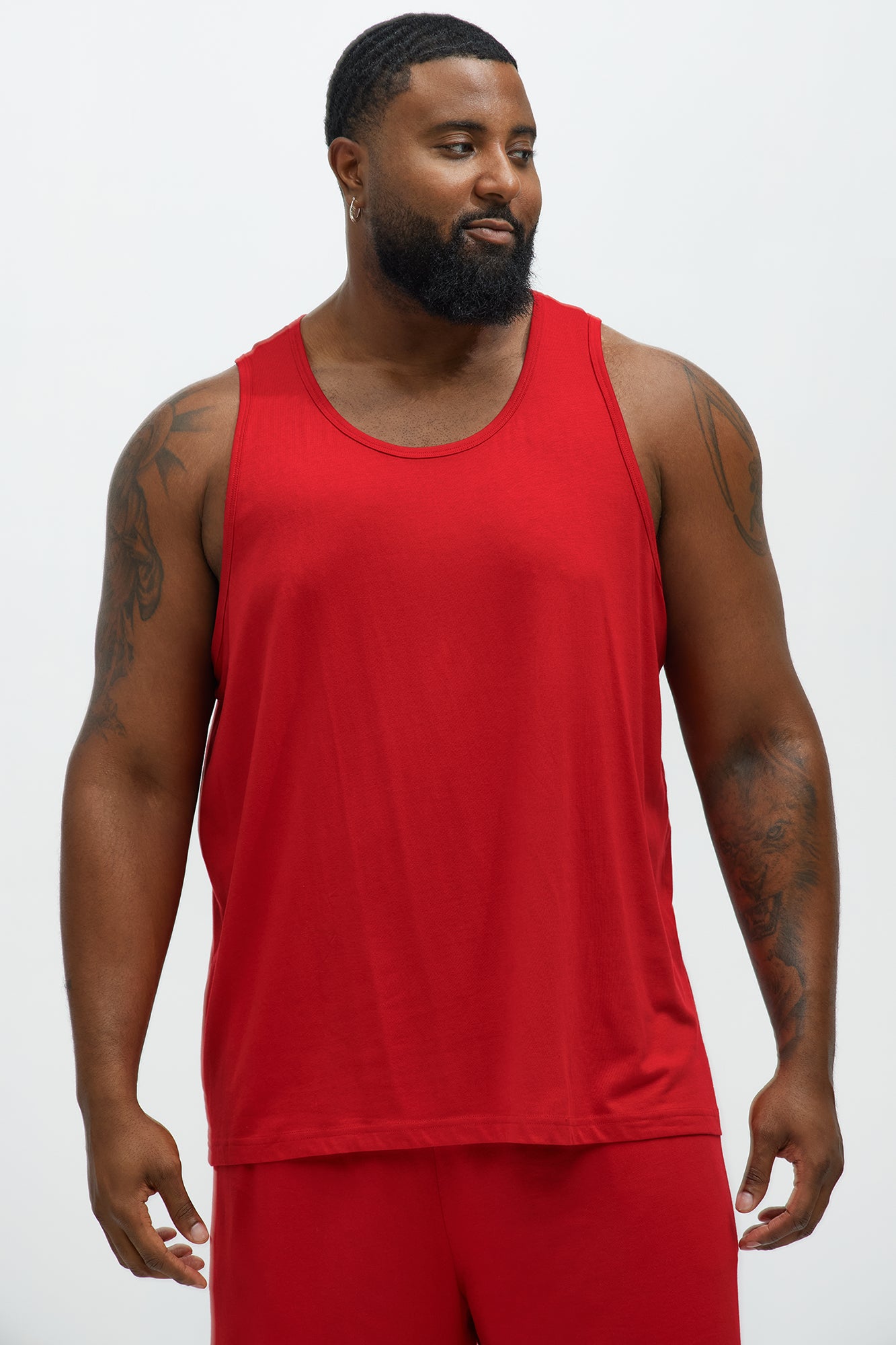 Essential Modal Lounge Tank - Red - Image 4