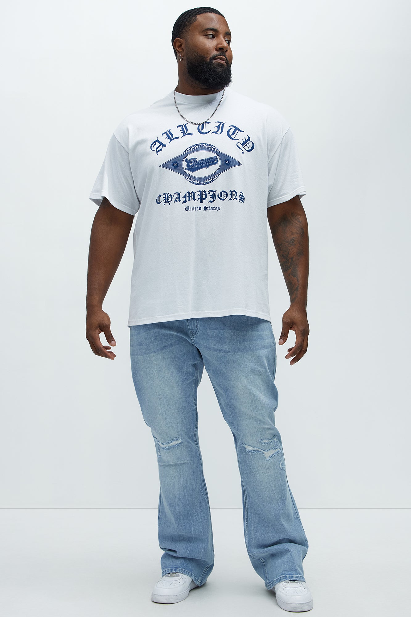 All City Champs Short Sleeve Tee - White - Image 5