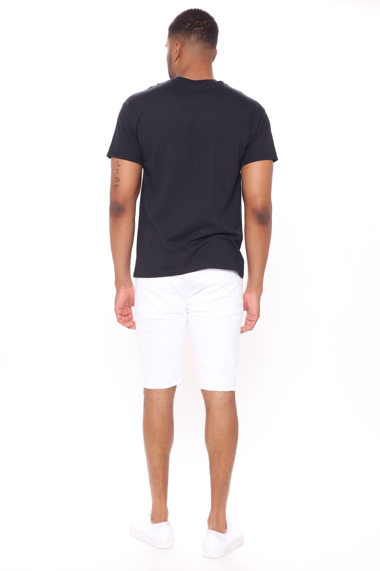 Earl Denim Shorts - White - Image 4