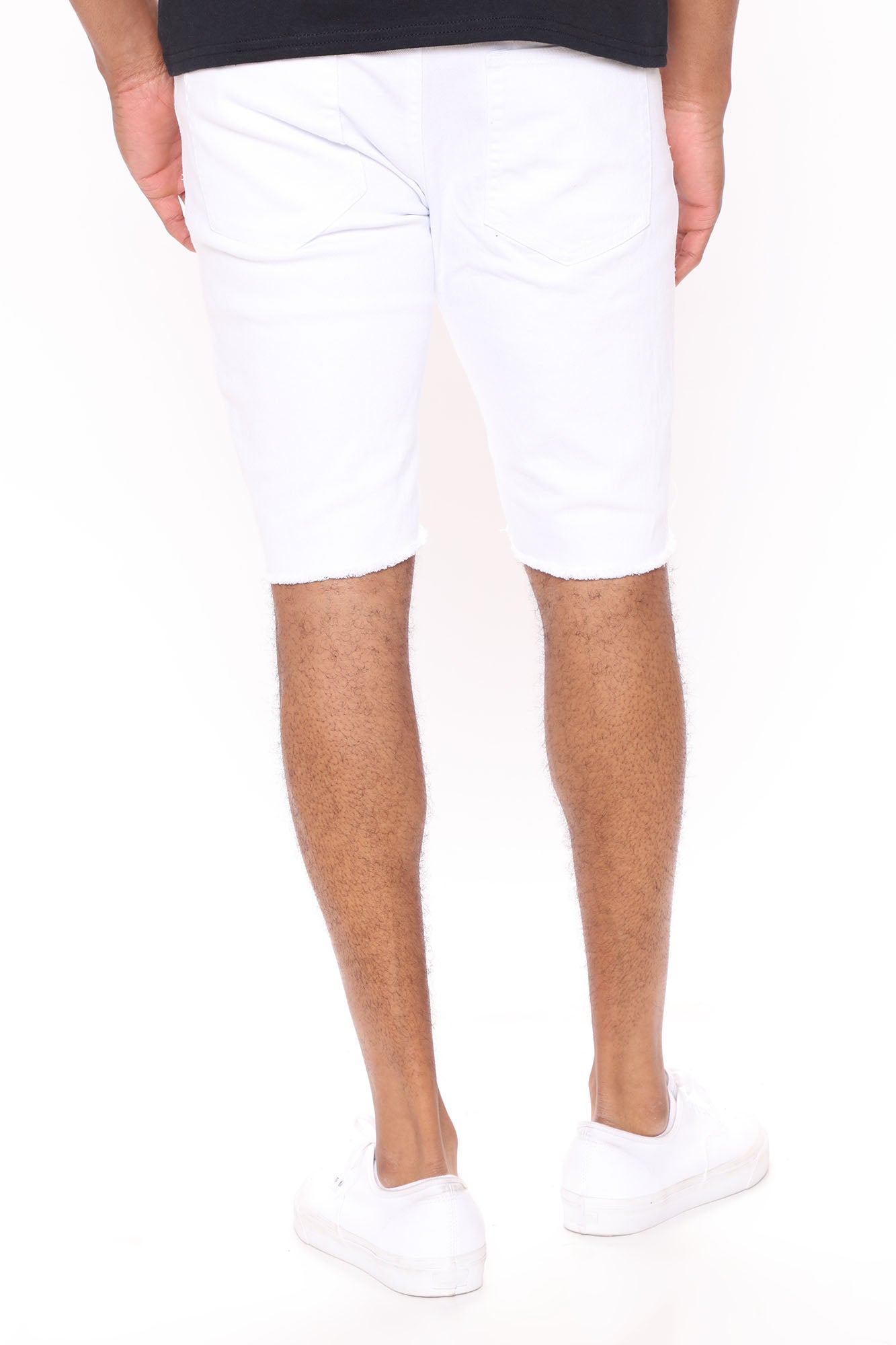 Earl Denim Shorts - White - Image 3