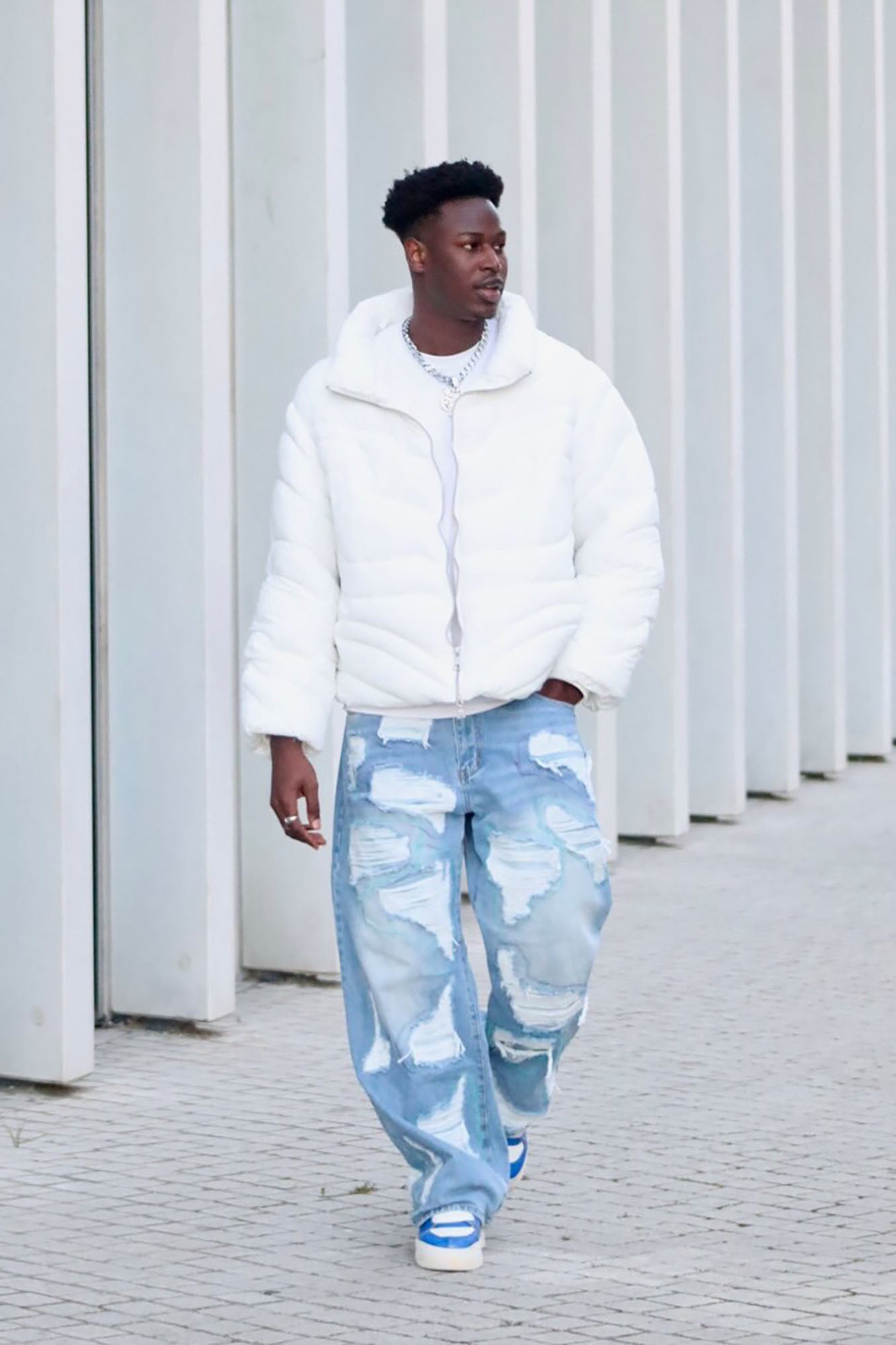 Willow Quilted Jacket - White - Image 5