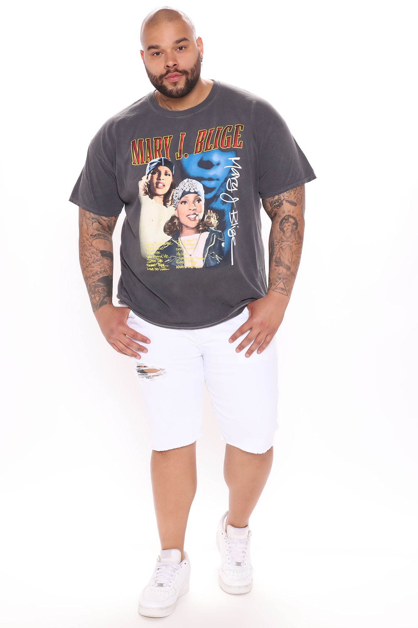 Earl Denim Shorts - White - Image 7