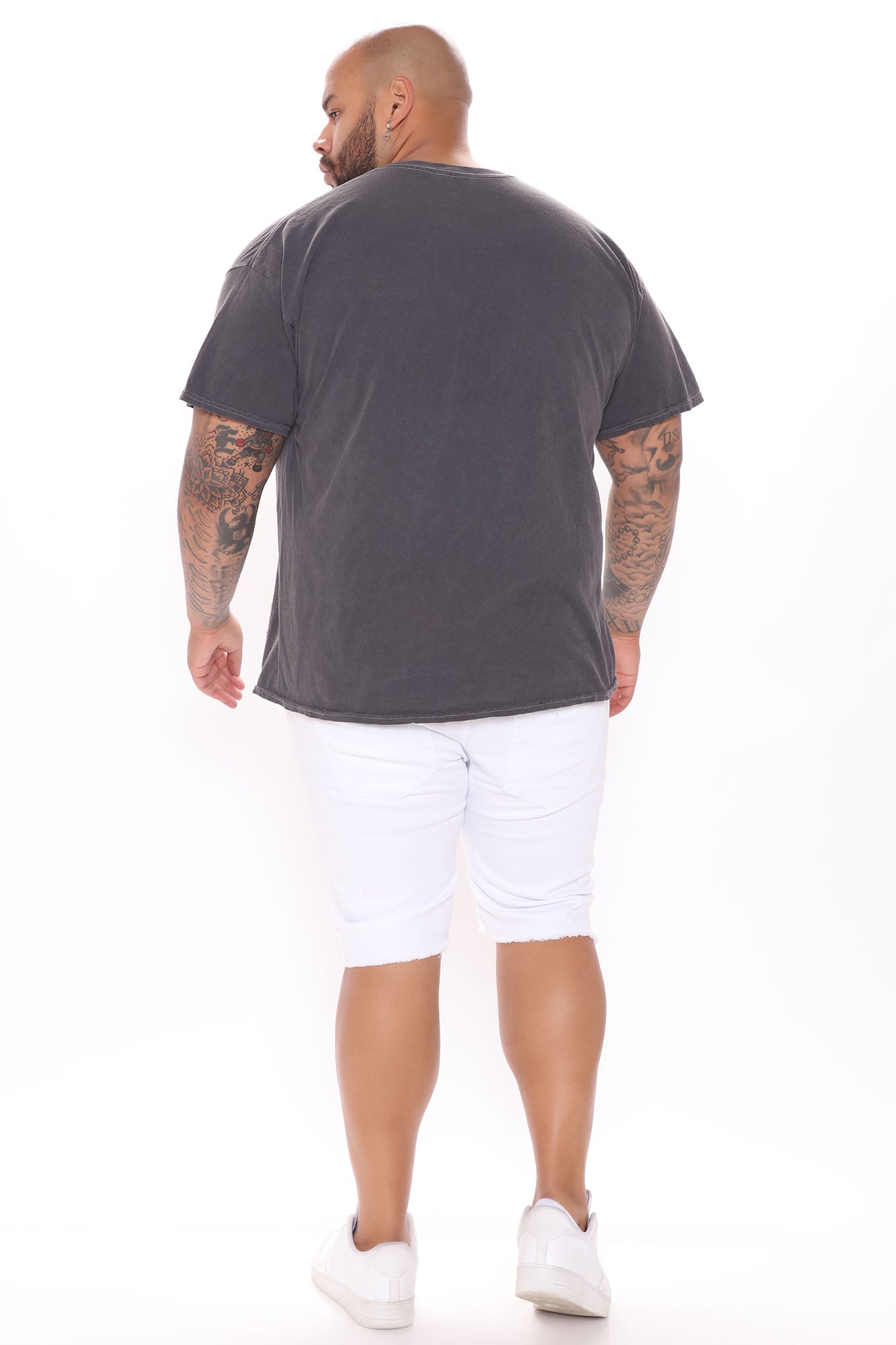 Earl Denim Shorts - White - Image 9