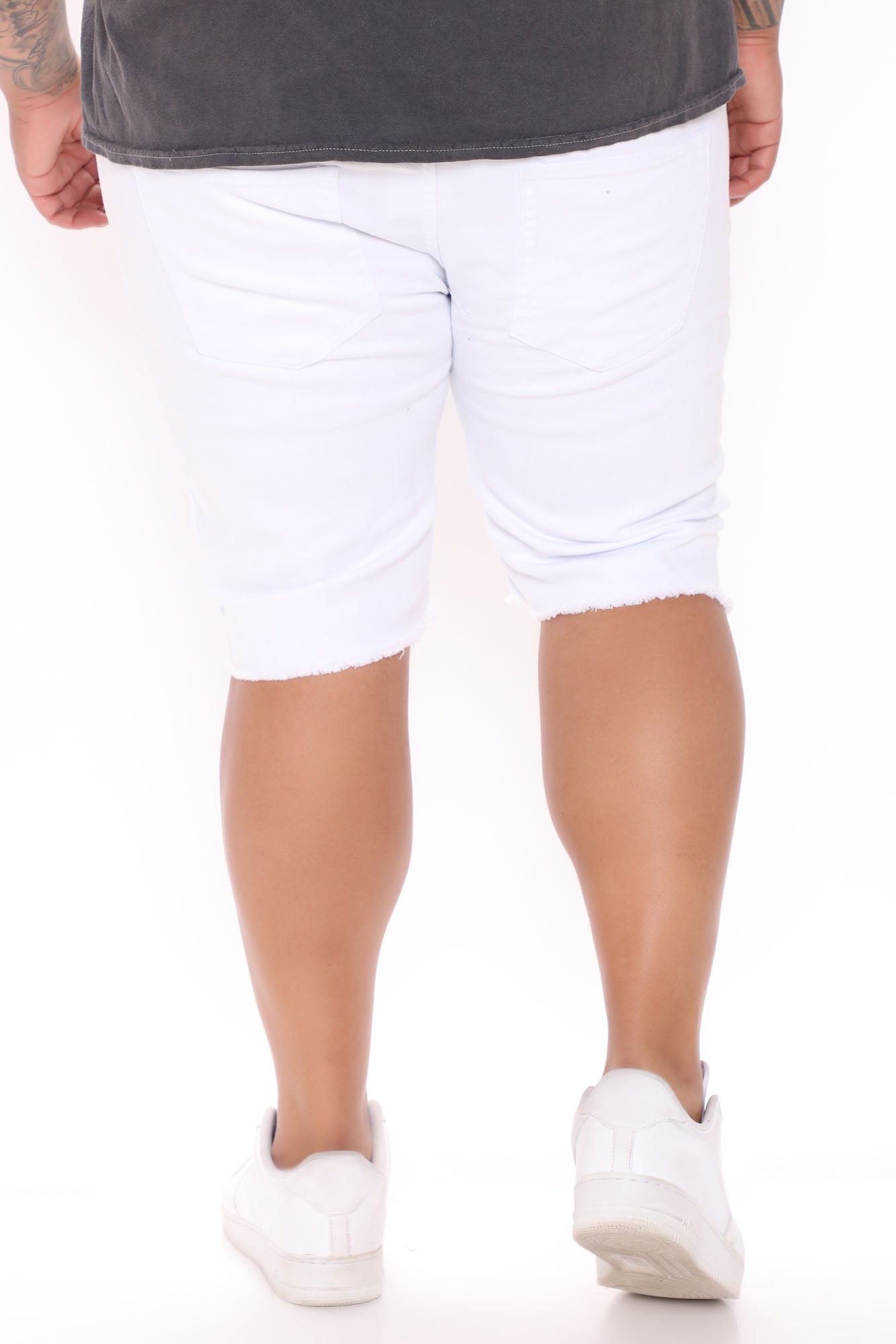 Earl Denim Shorts - White - Image 8