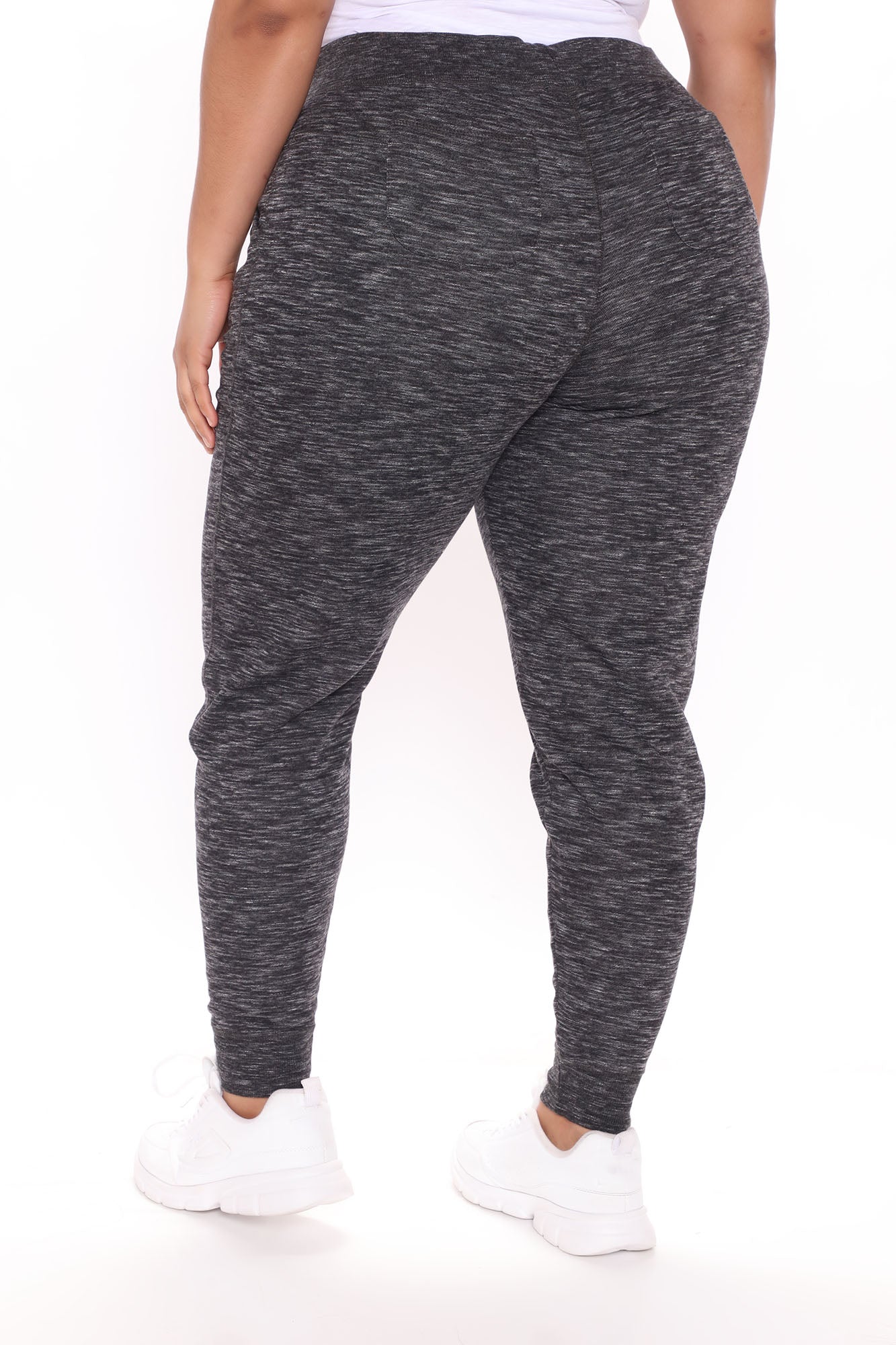 Relaxed Vibe Joggers - Marled Black - Image 7