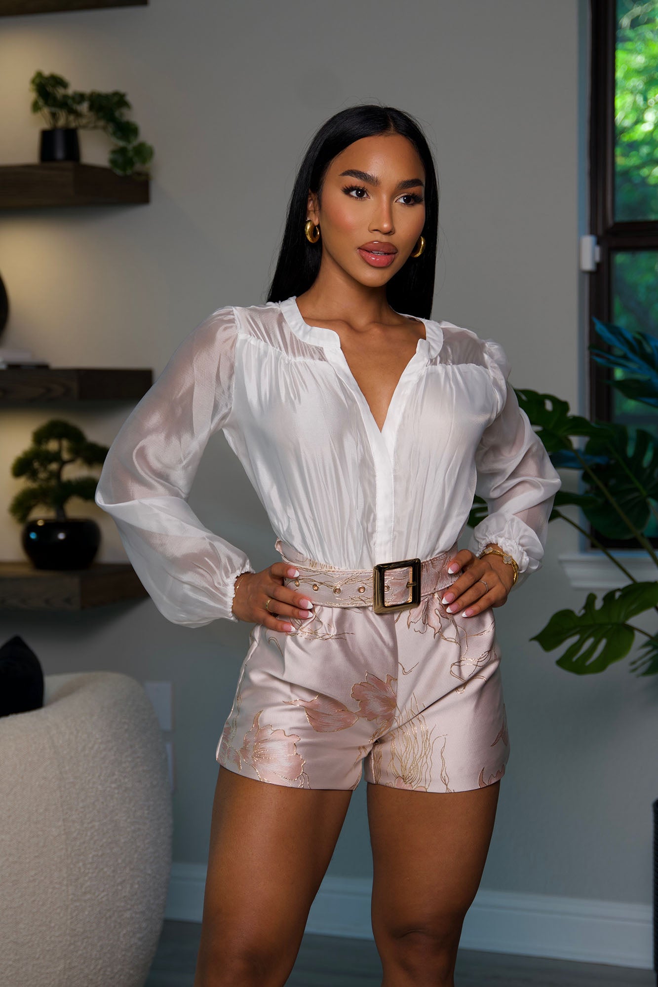 Queen Bee Romper - Pink/combo - Image 4