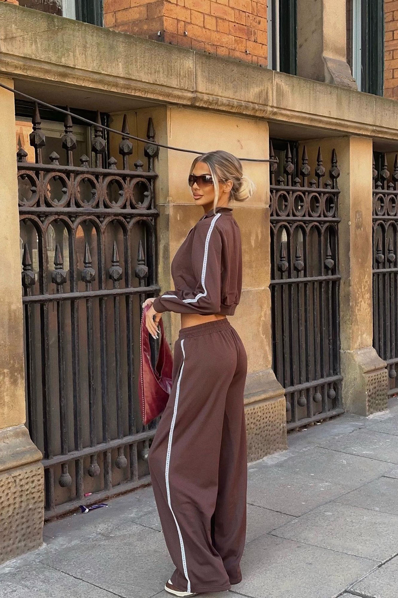 Soft Hustle Pant Set - Chocolate - Image 5