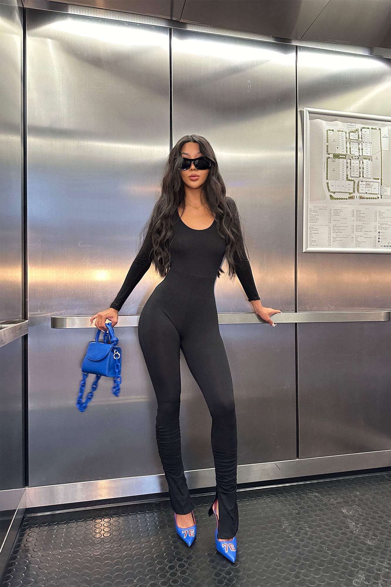 Slay All Day Jumpsuit - Black - Image 5
