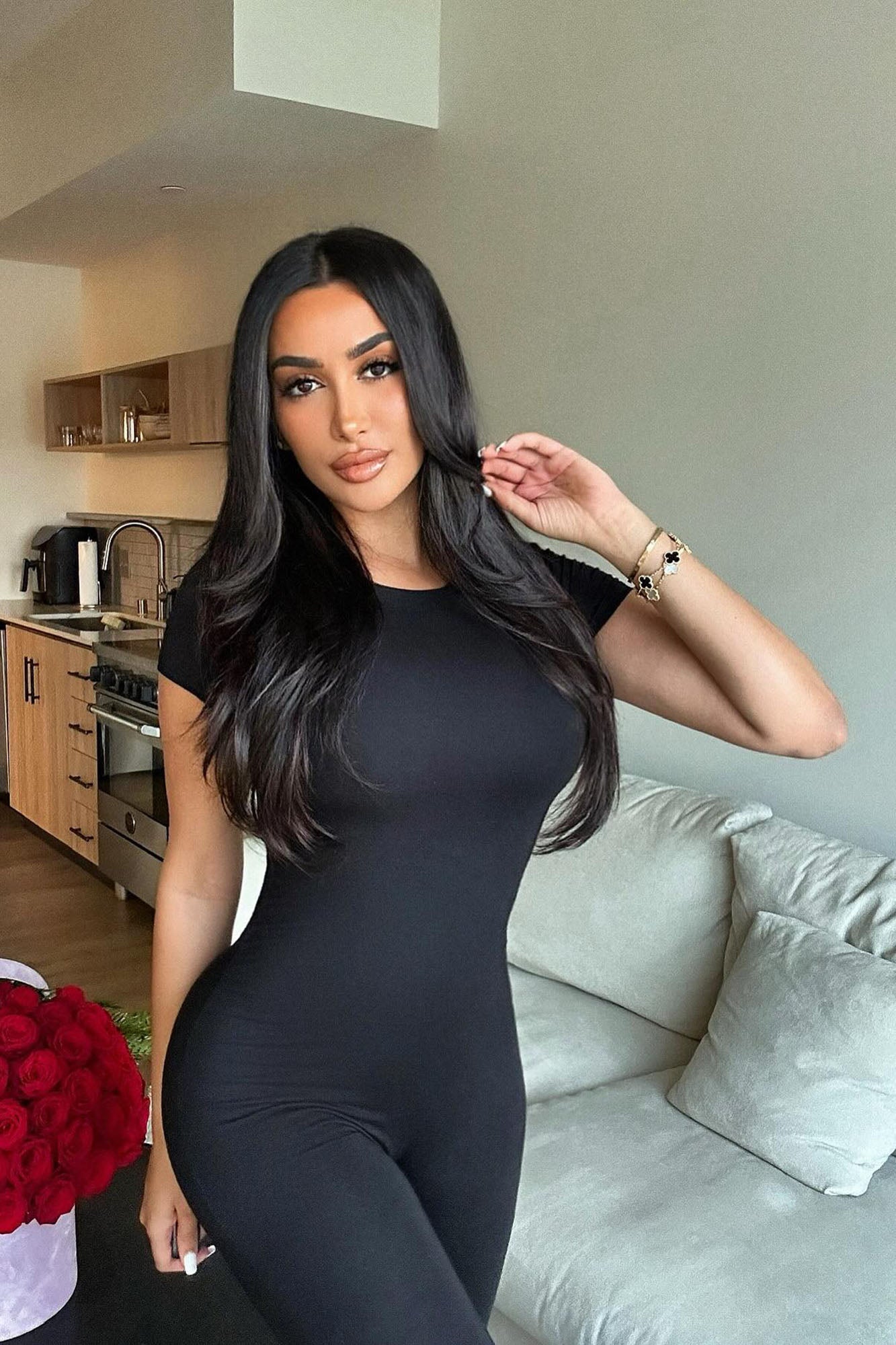 Bree Butter Snatched Jumpsuit  - Black - Image 4