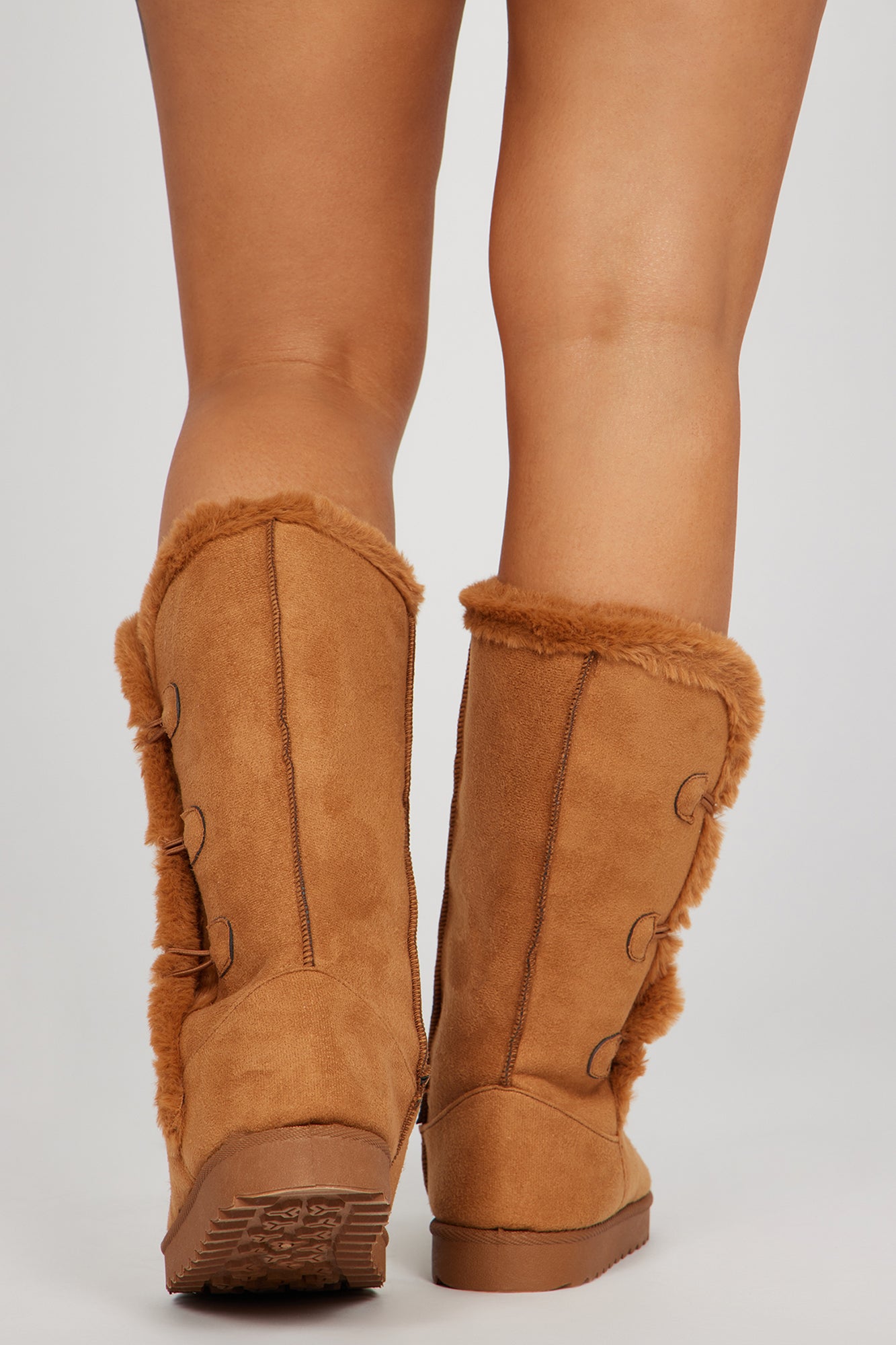 Your Direction Flat Boots - Tan - Image 4