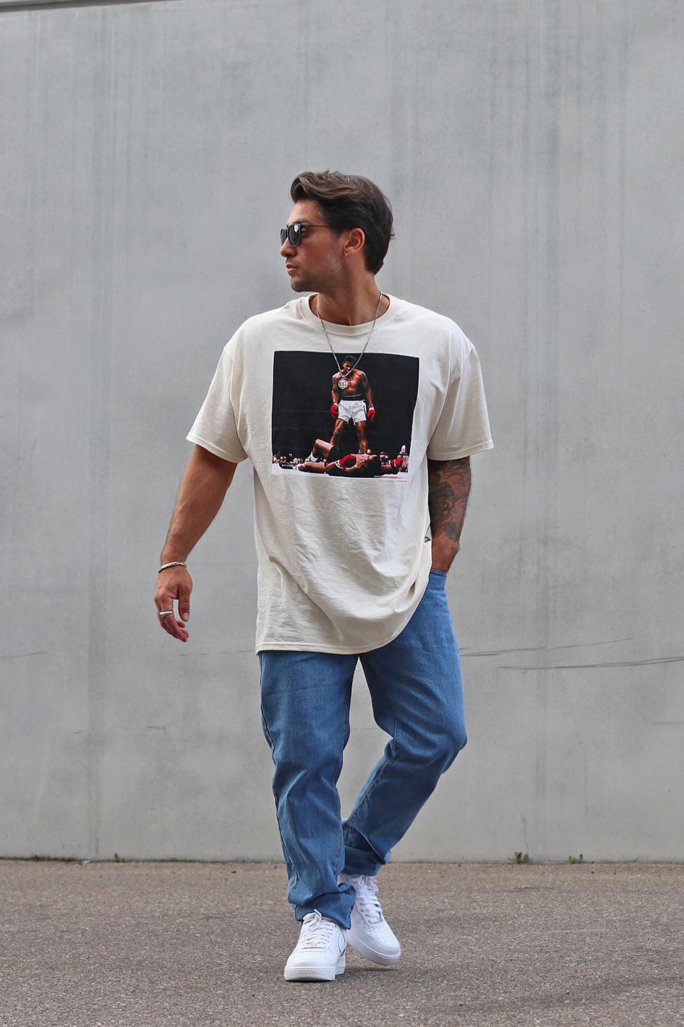ALI 2 Short Sleeve Tee - Cream - Image 3